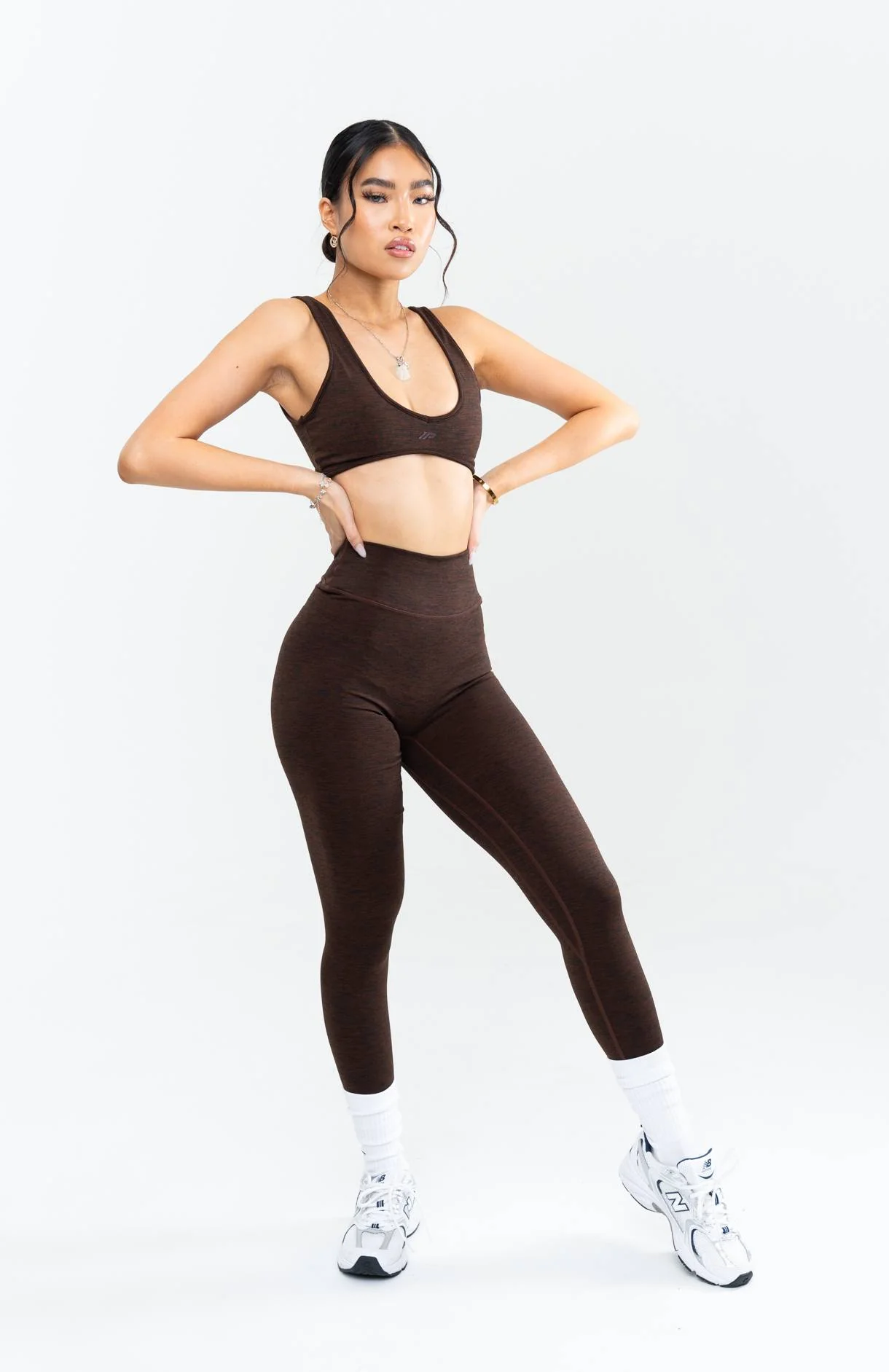 AMIRA LEGGINGS - MOCHA SWIRL - Image 2