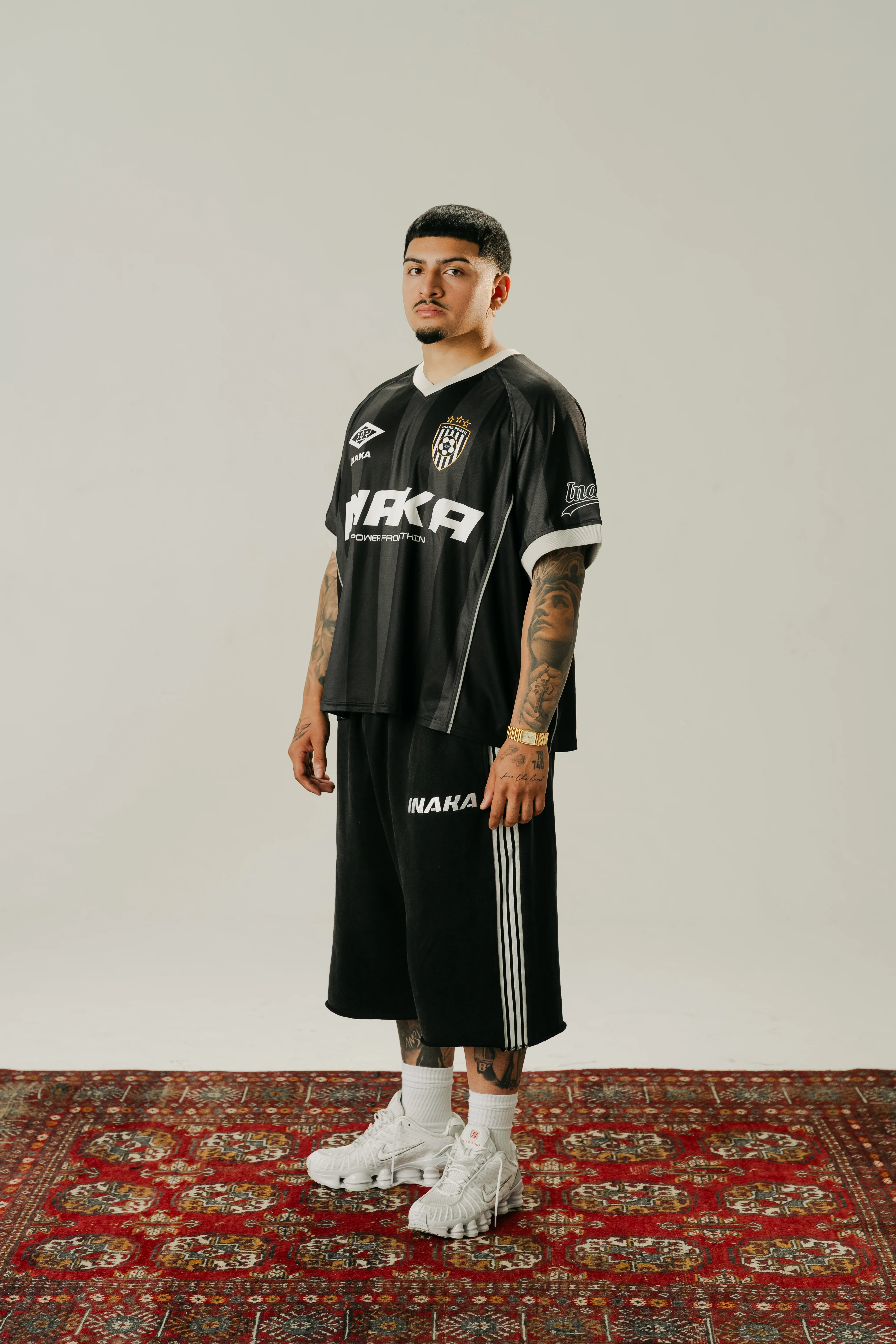 BAGGY SWEAT JORTS - BLACK - Image 3