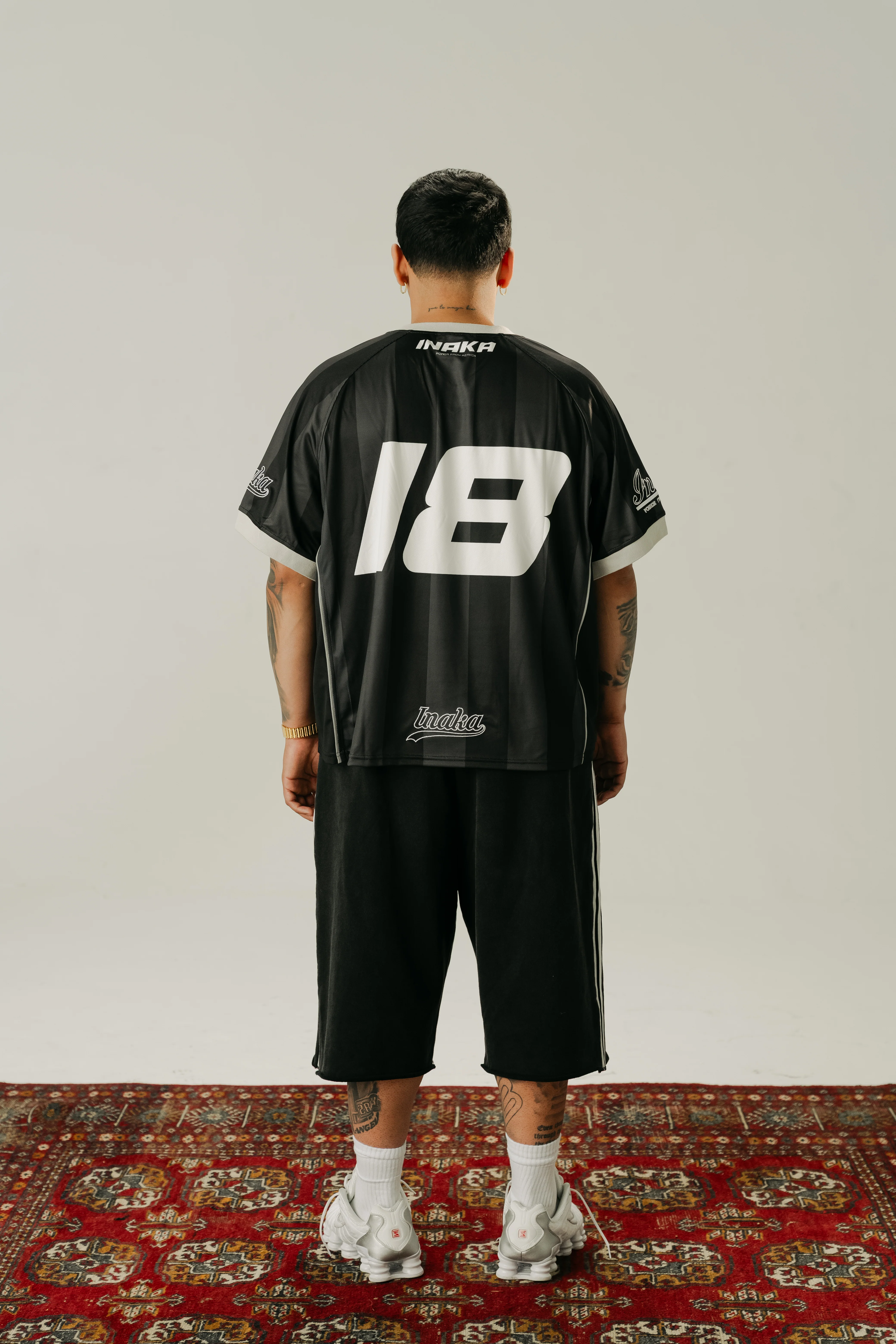 BAGGY SWEAT JORTS - BLACK - Image 4