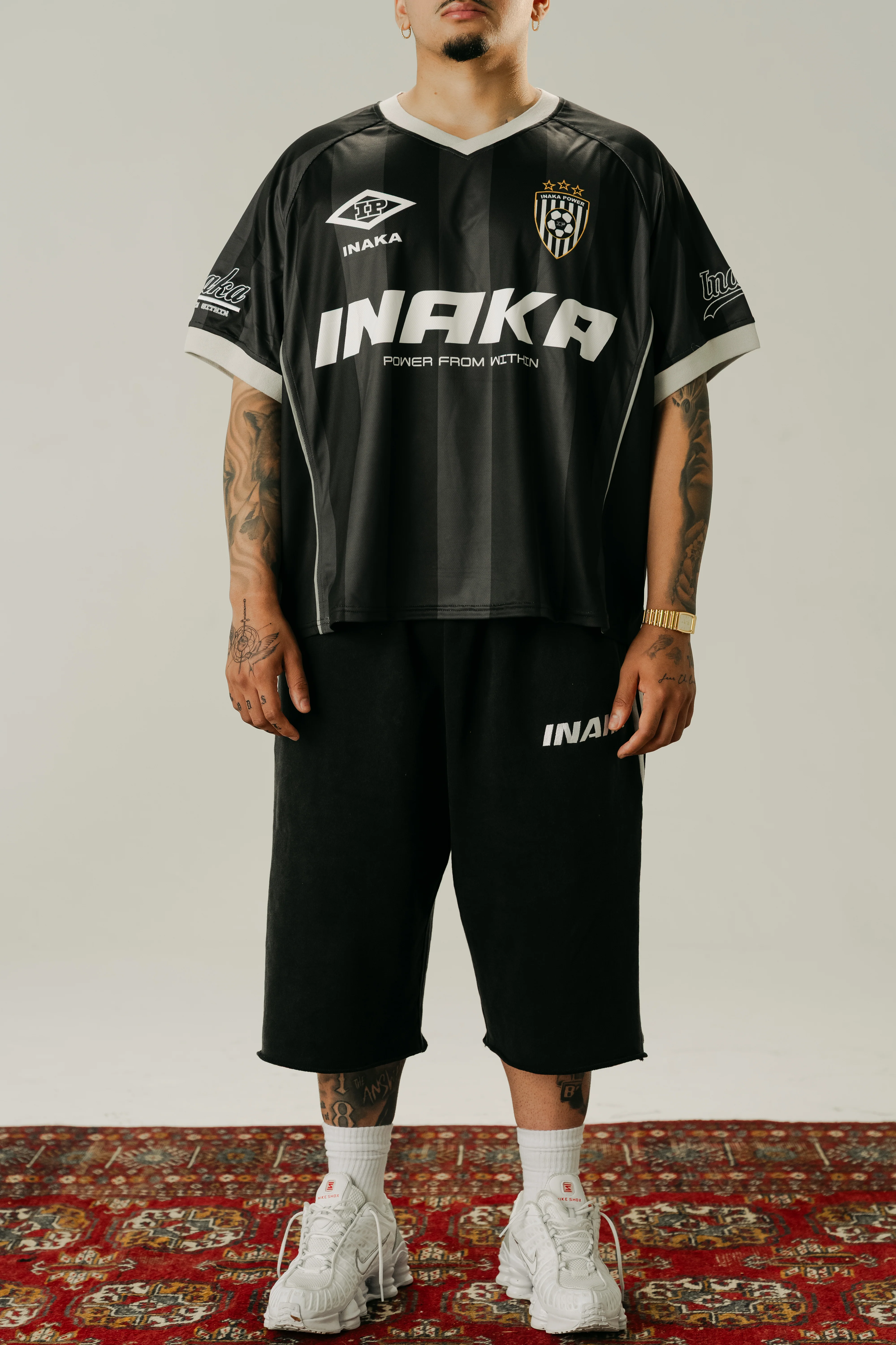 BAGGY SWEAT JORTS - BLACK - Image 5