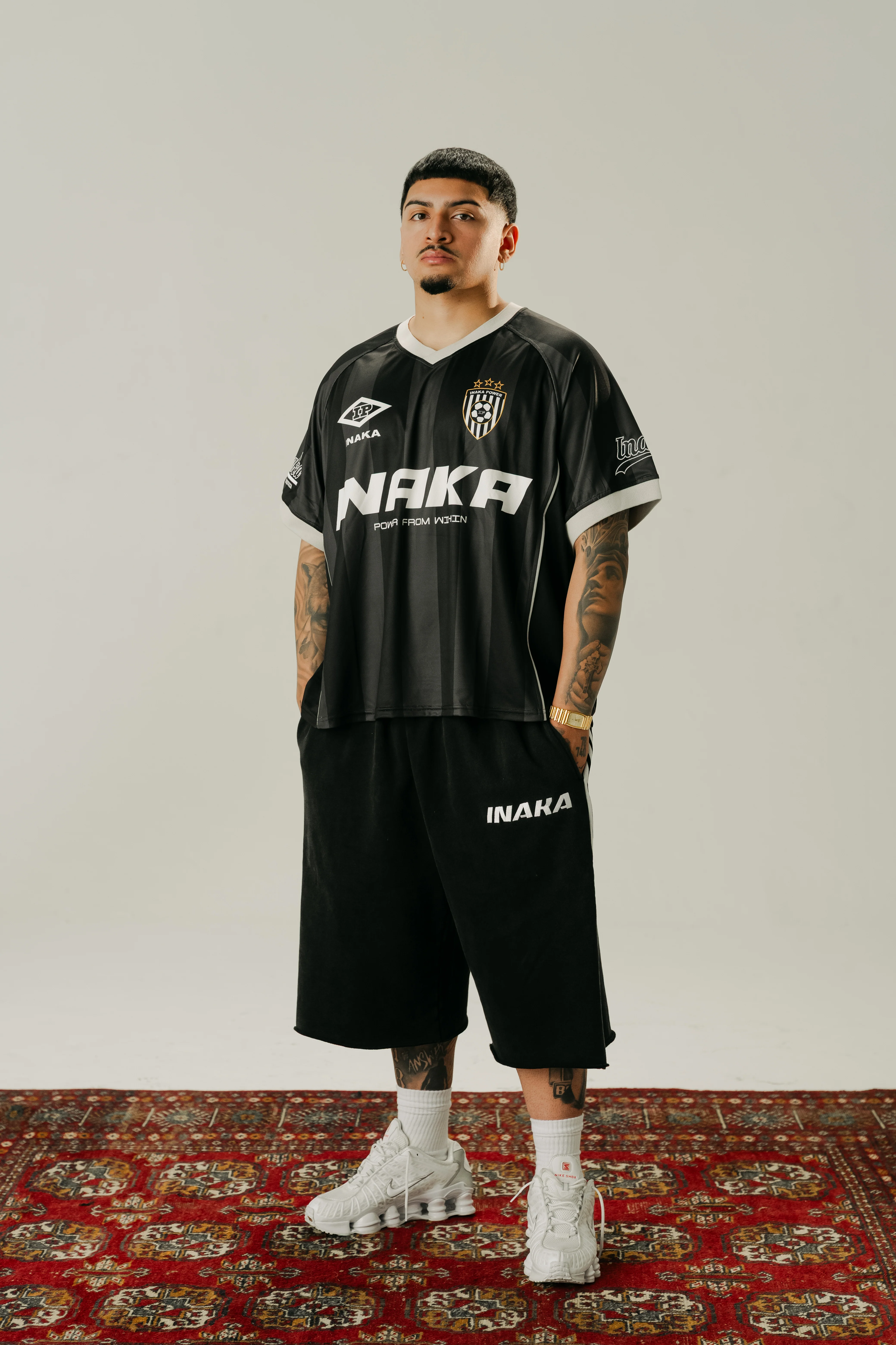 BAGGY SWEAT JORTS - BLACK - Image 6