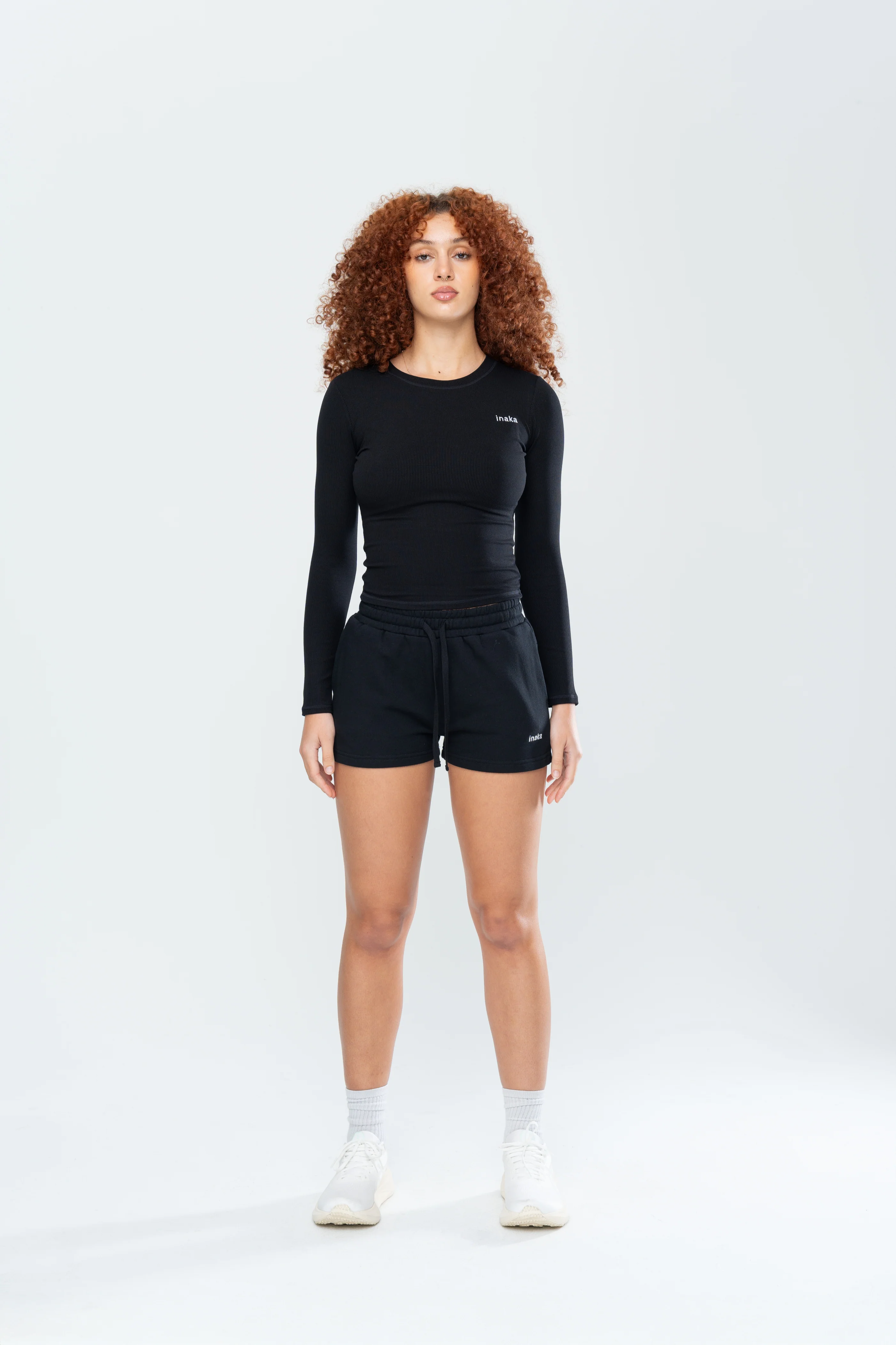 BASICS RIBBED LS - BLACK - Image 4