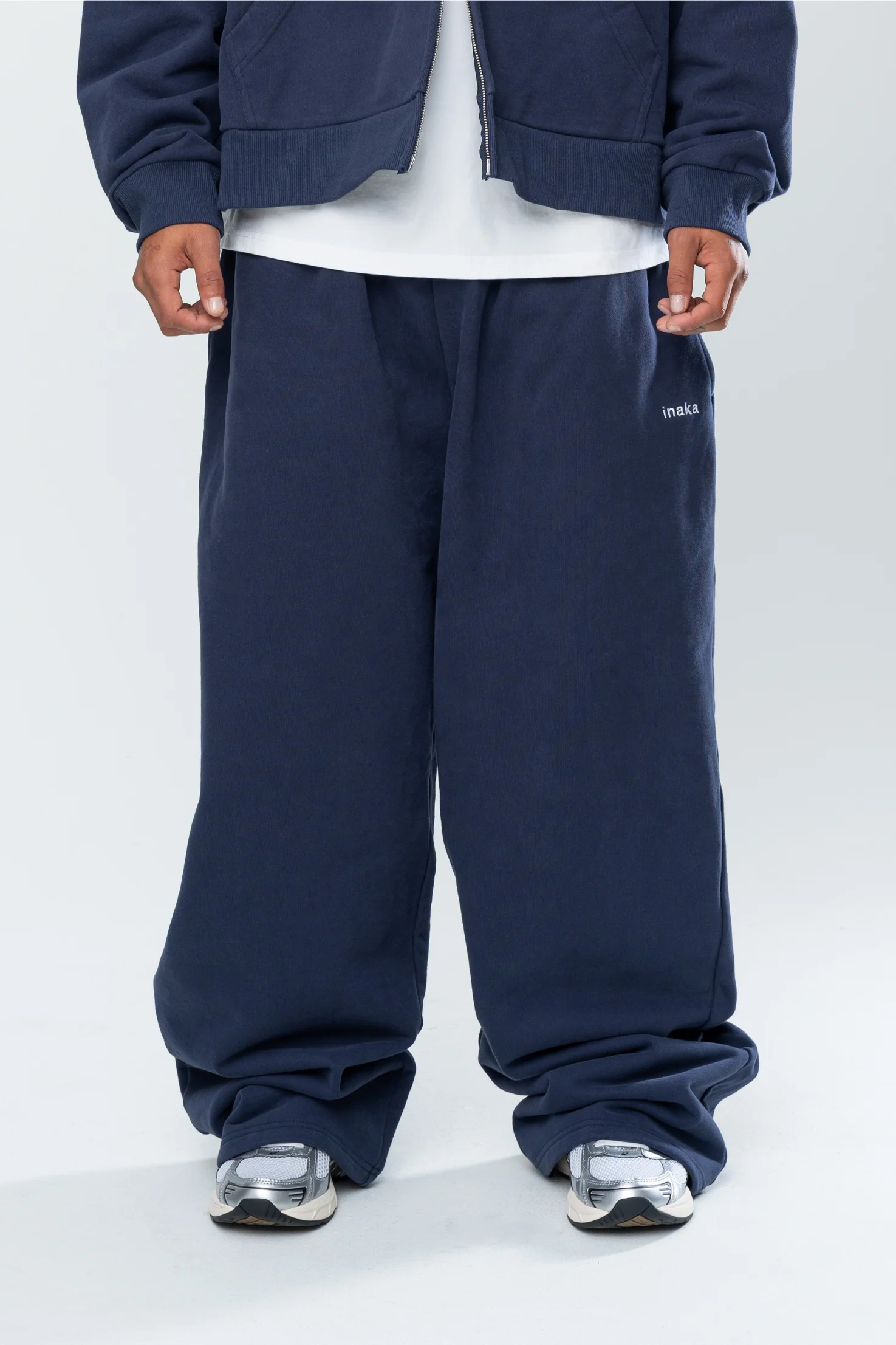 BASICS BAGGY SWEATS - MIDNIGHT NAVY - Image 2
