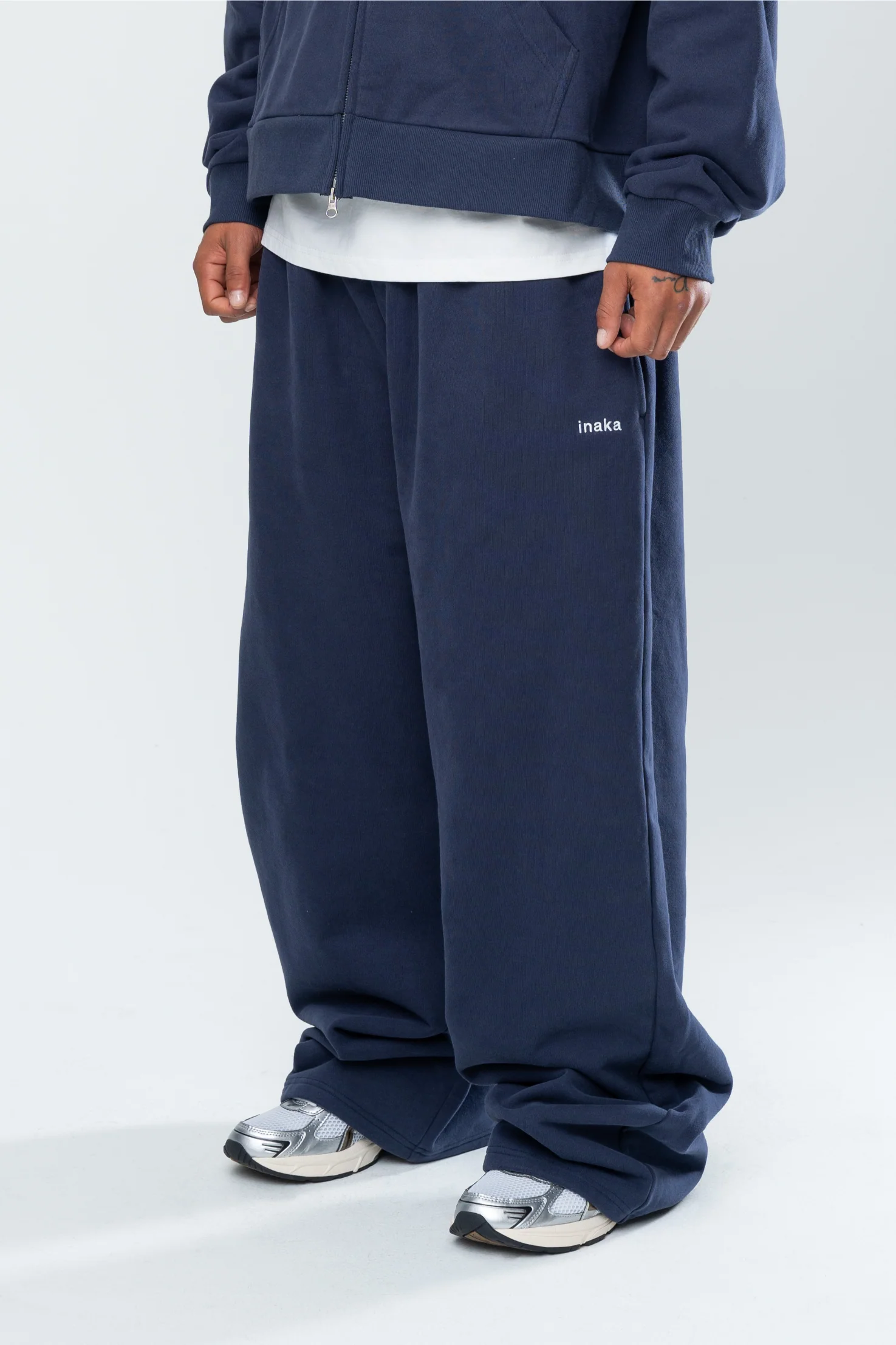 BASICS BAGGY SWEATS - MIDNIGHT NAVY - Image 3