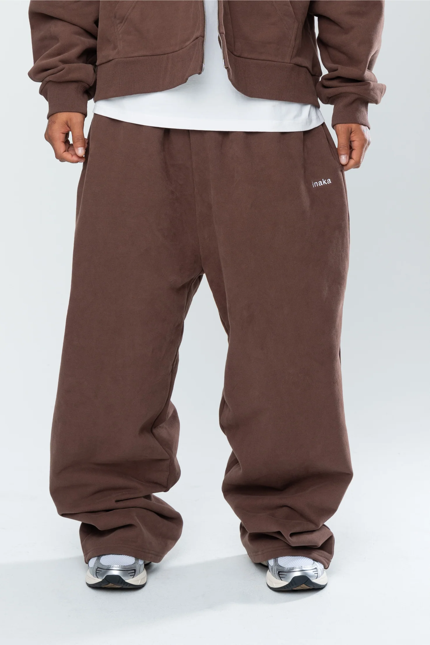 BASICS BAGGY SWEATS - ESPRESSO - Image 2