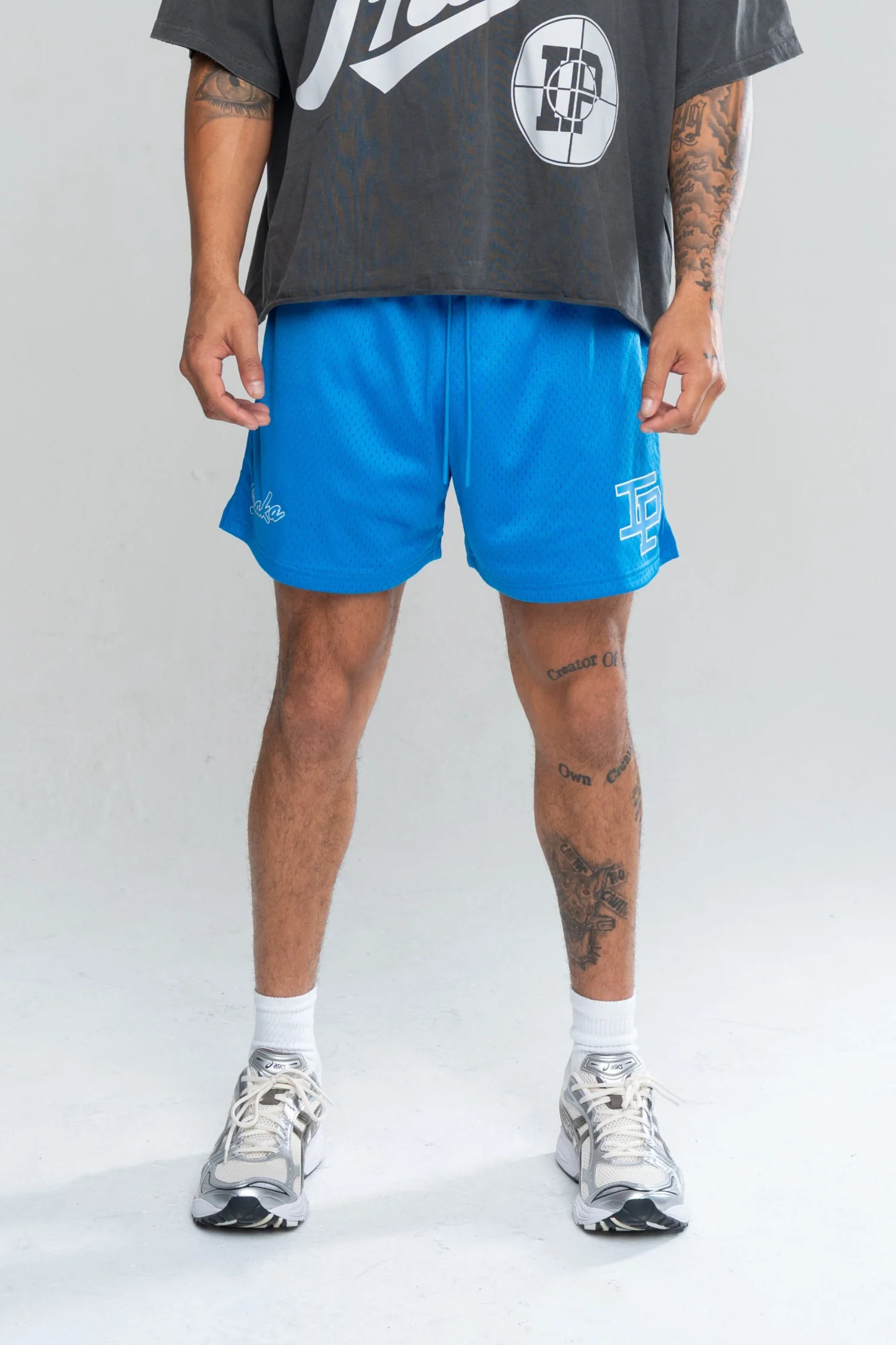 CLASSIC MESH SHORTS - BLUE - Image 2
