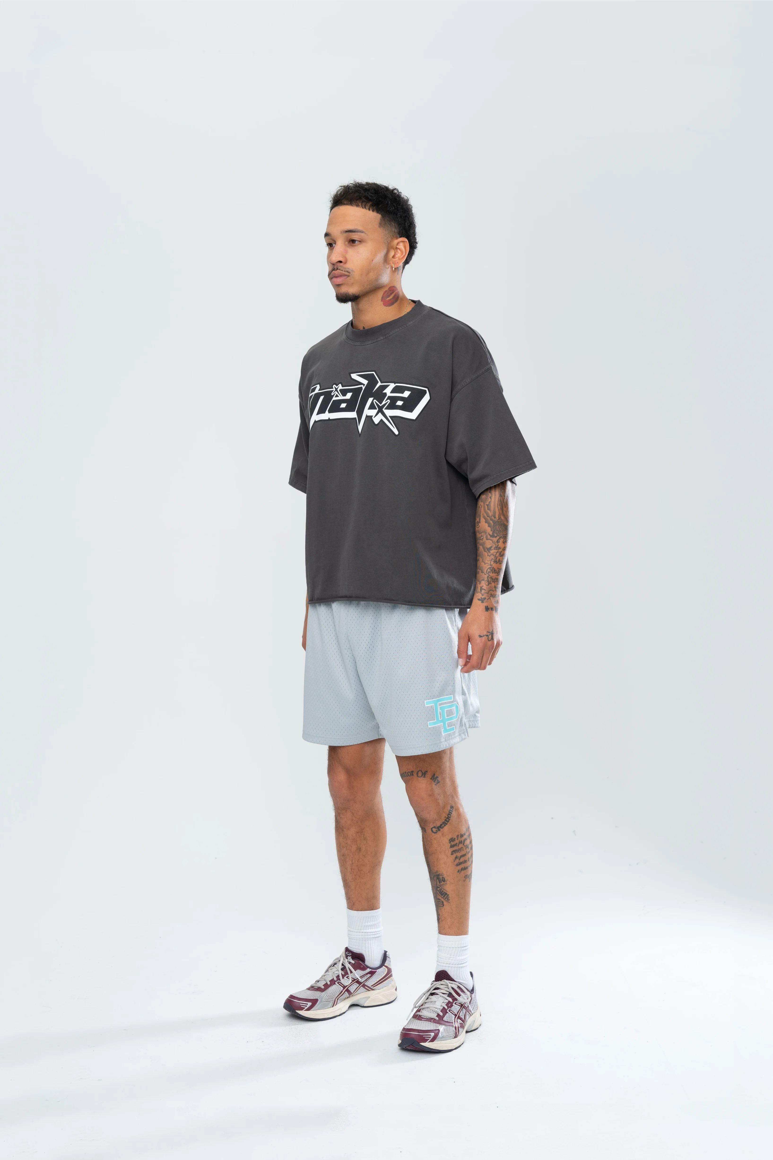 CLASSIC MESH SHORTS - ELECTRIC SILVER/BLUE - Image 4