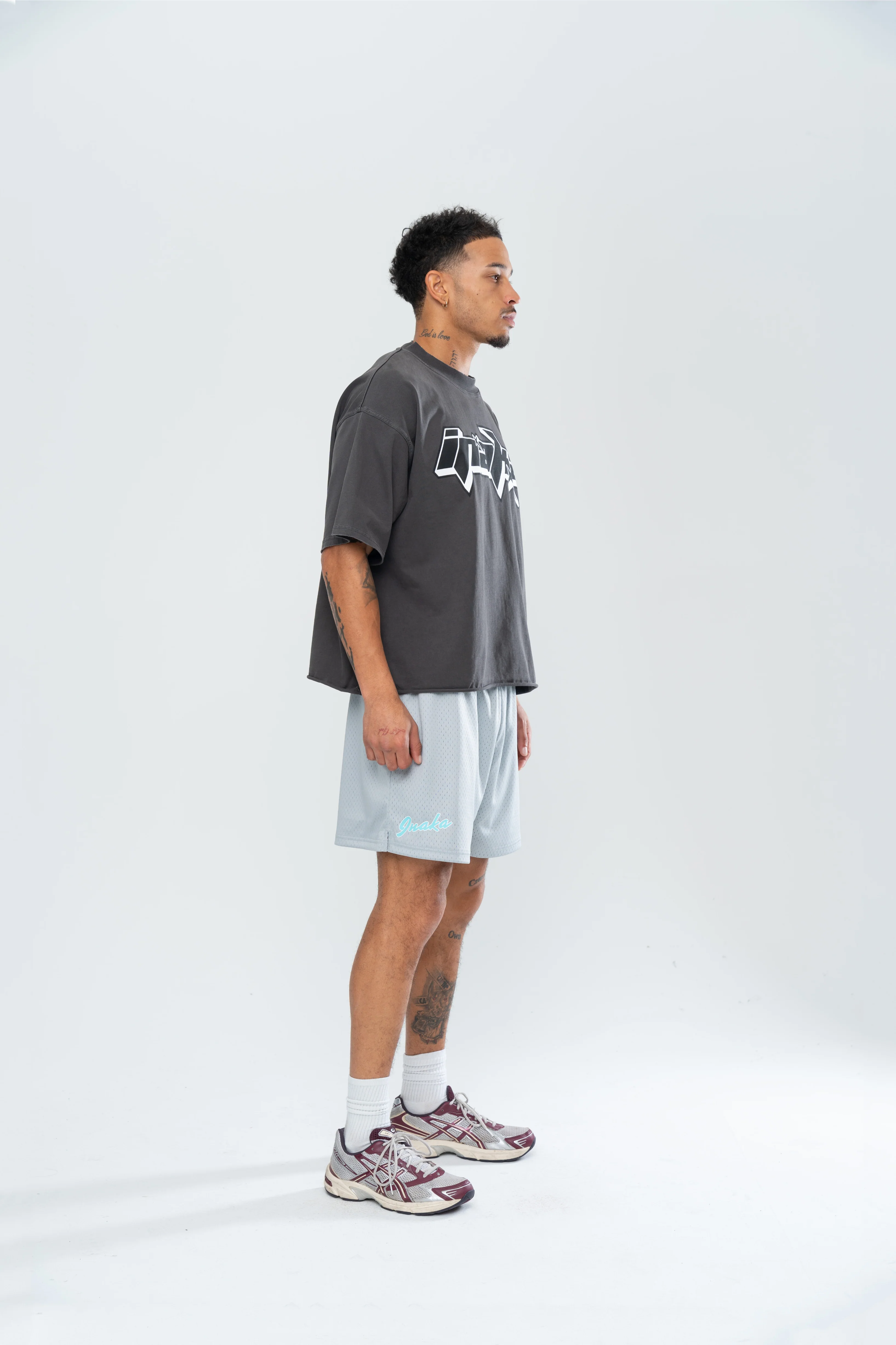 CLASSIC MESH SHORTS - ELECTRIC SILVER/BLUE - Image 5