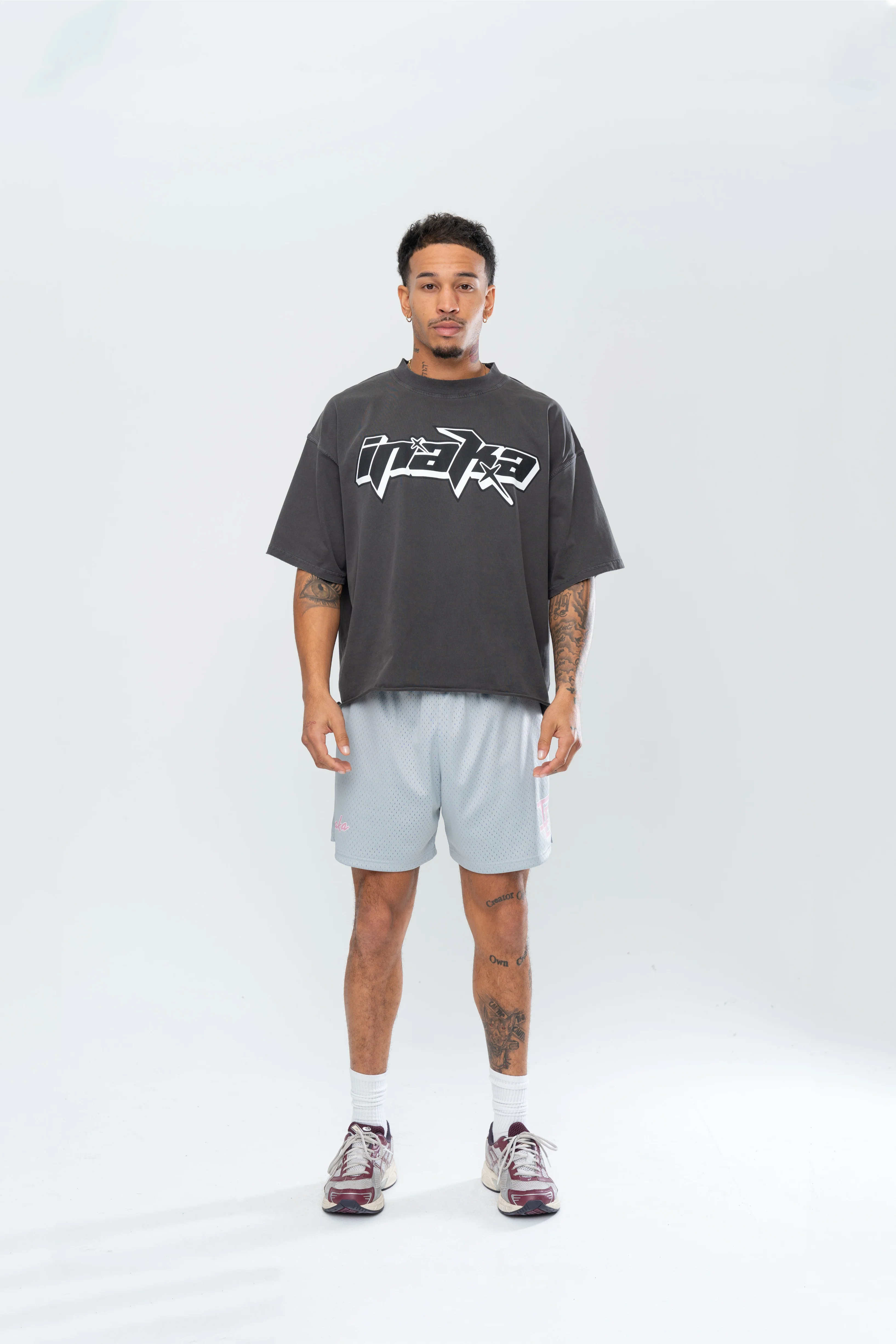 CLASSIC MESH SHORTS - ELECTRIC SILVER/PINK - Image 3