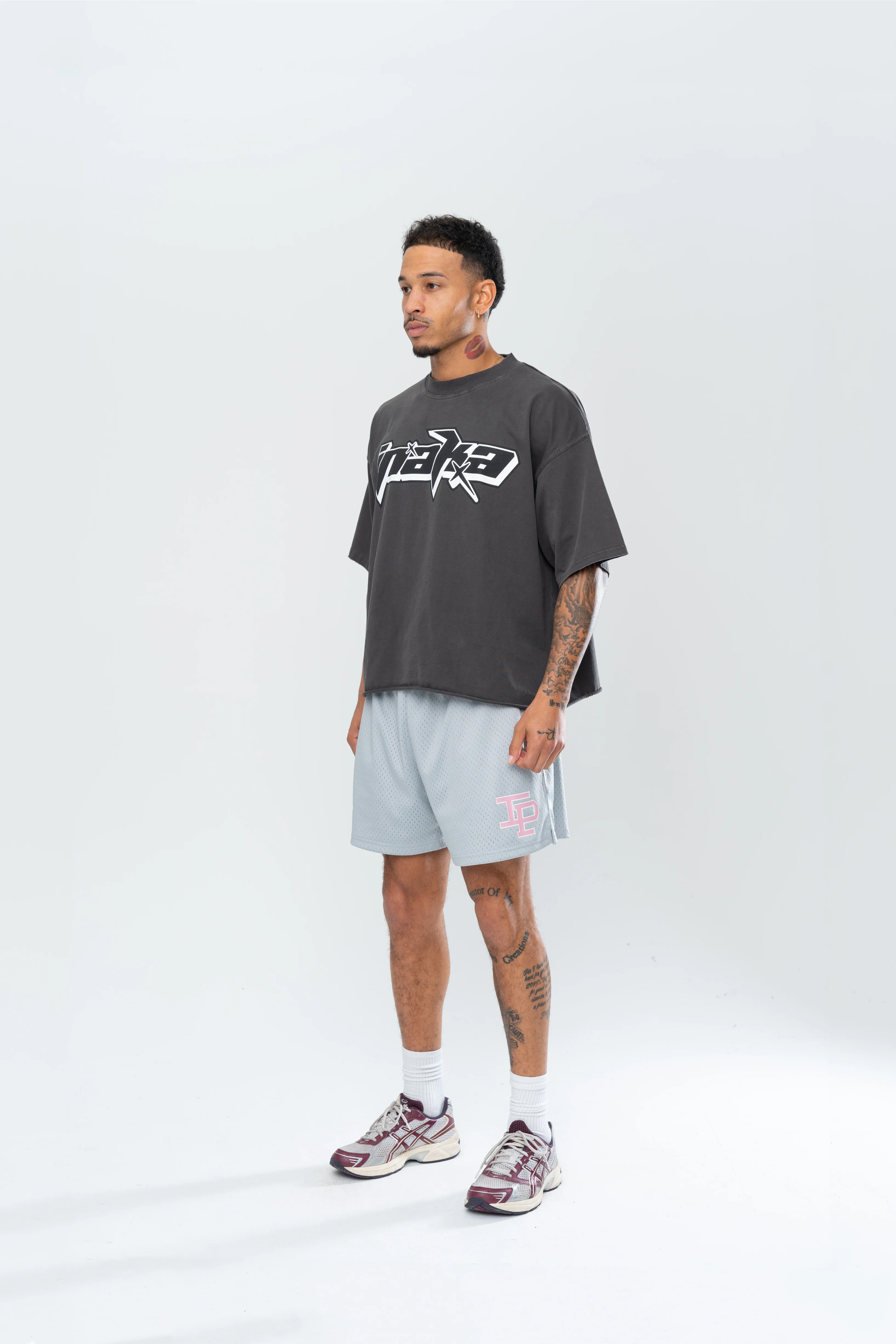 CLASSIC MESH SHORTS - ELECTRIC SILVER/PINK - Image 4