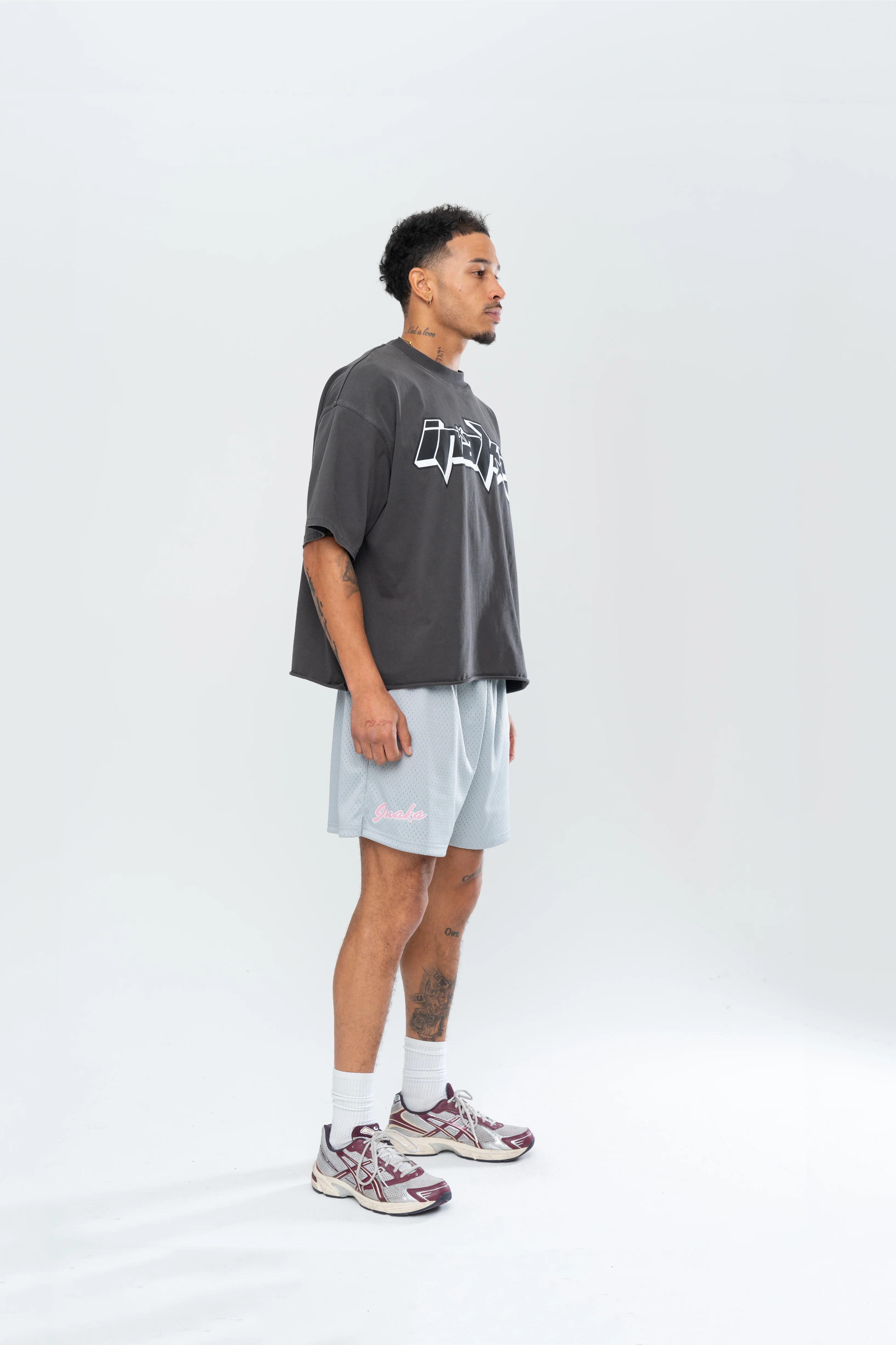 CLASSIC MESH SHORTS - ELECTRIC SILVER/PINK - Image 5