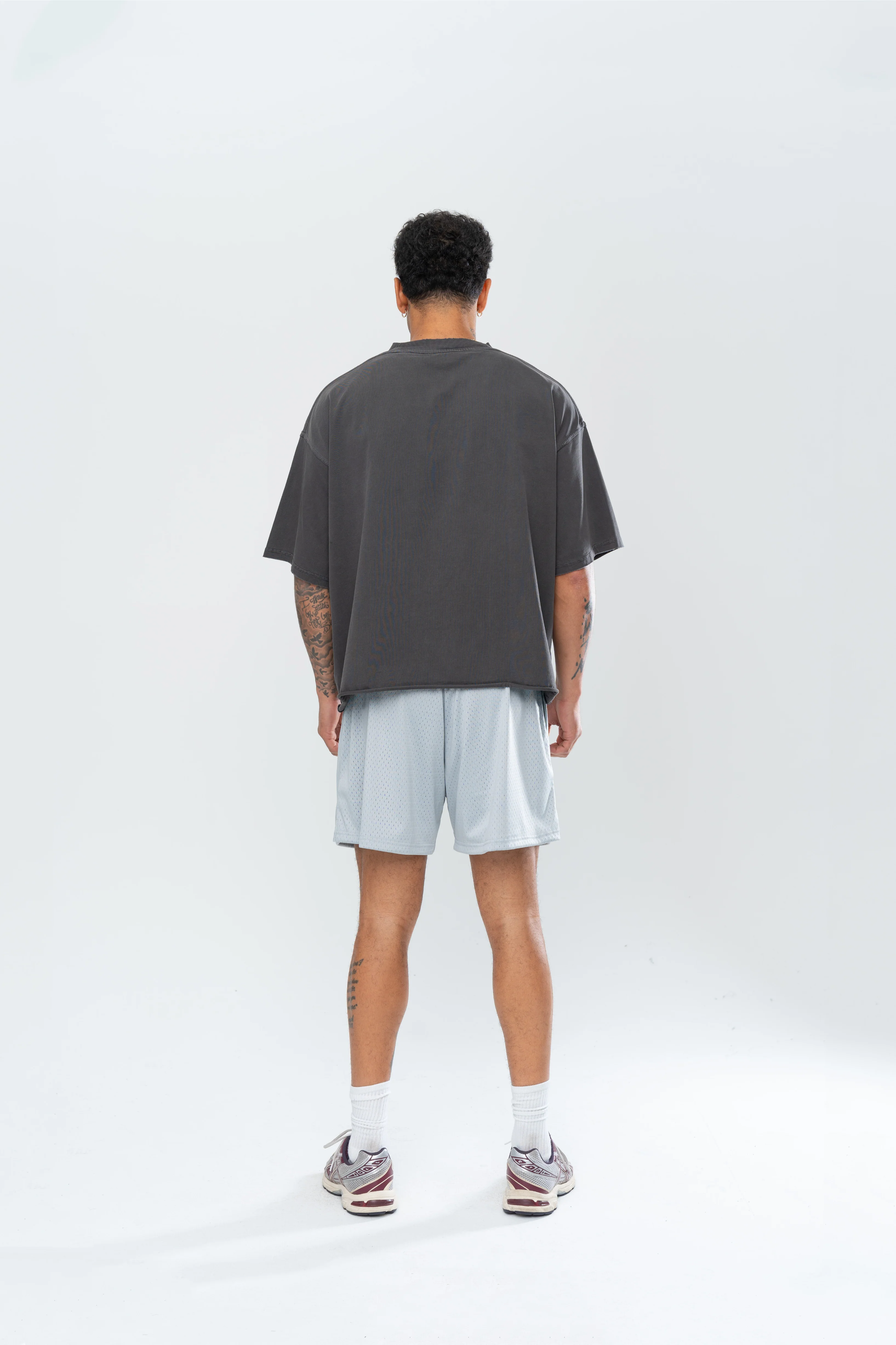 CLASSIC MESH SHORTS - ELECTRIC SILVER/PINK - Image 7