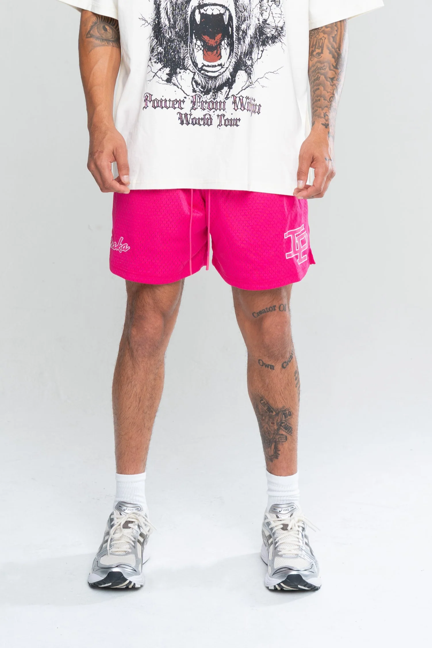 CLASSIC MESH SHORTS - PINK - Image 2