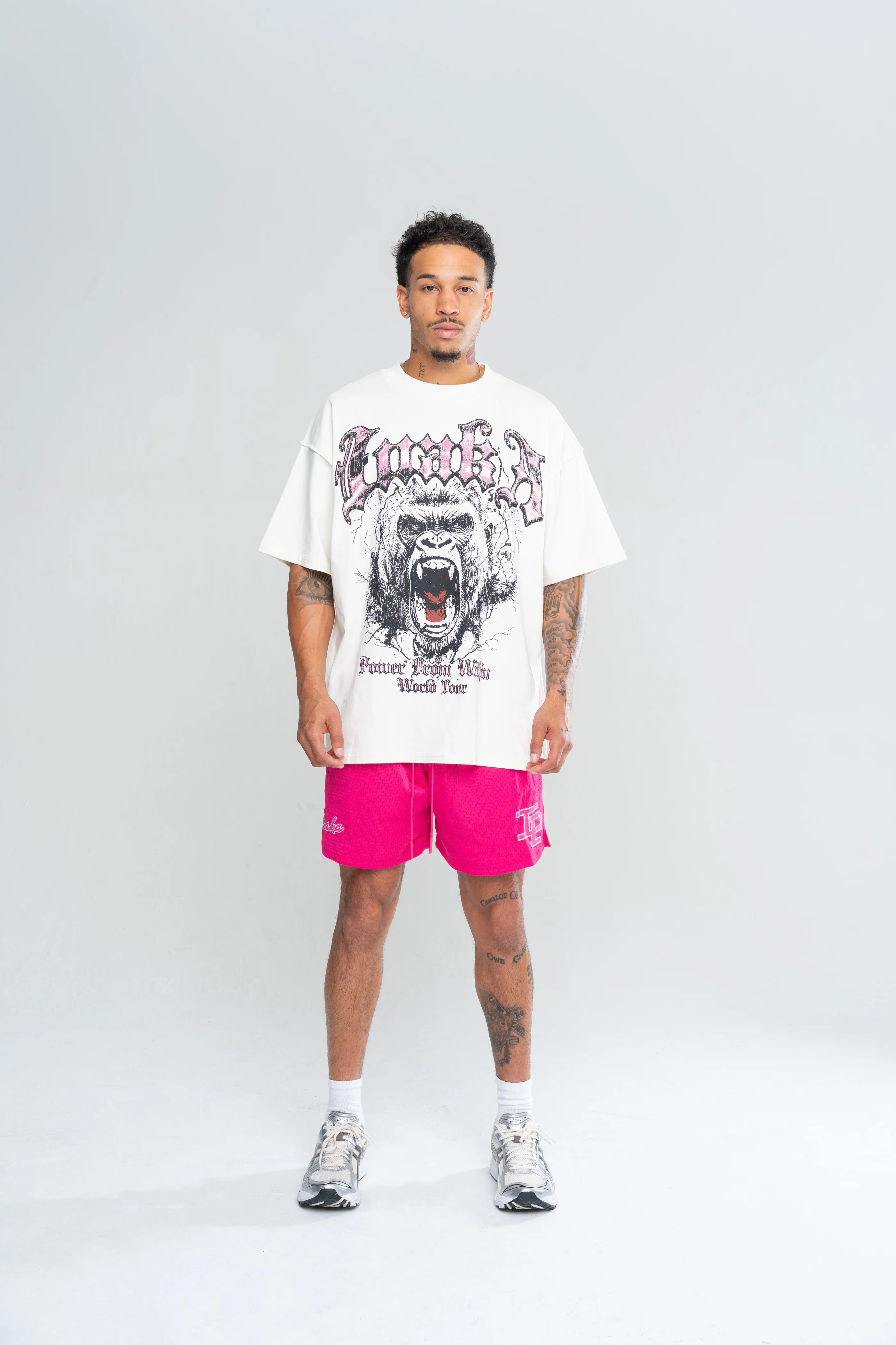 RAMPAGE REVERSE TEE - CREAM - Image 2