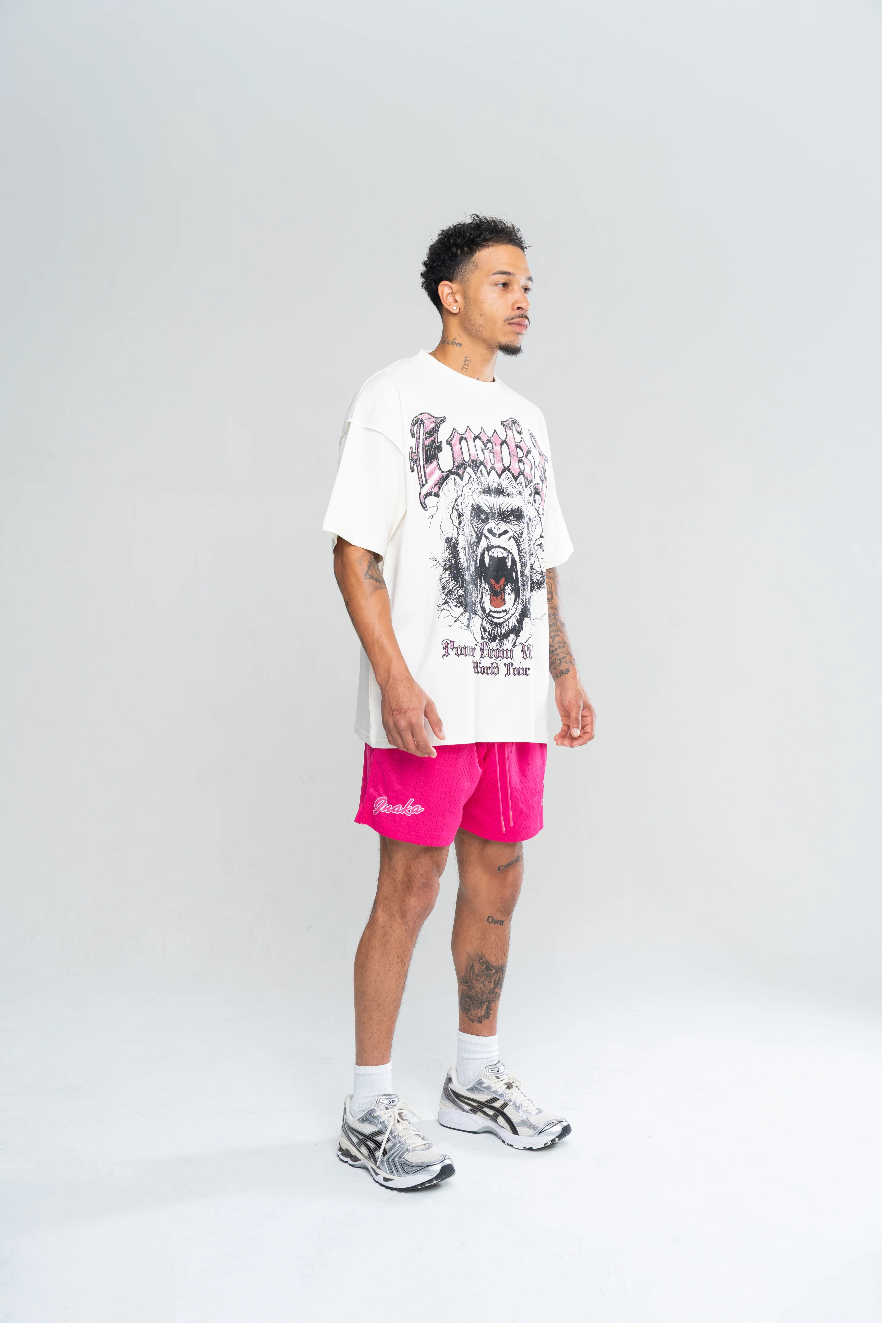 RAMPAGE REVERSE TEE - CREAM - Image 4
