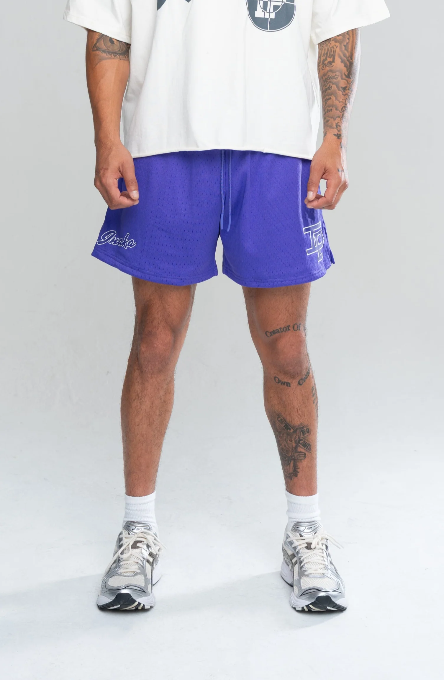 CLASSIC MESH SHORTS - PURPLE - Image 2