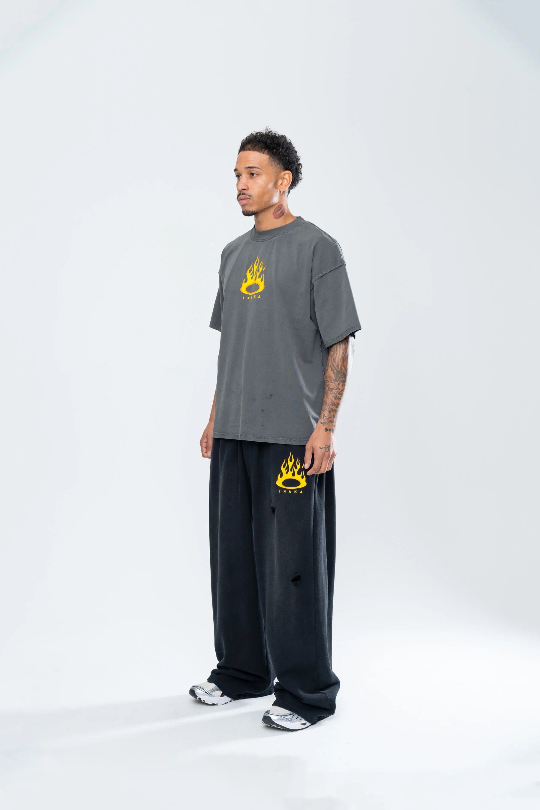FURY DISTRESSED BAGGY SWEATPANTS - Image 3