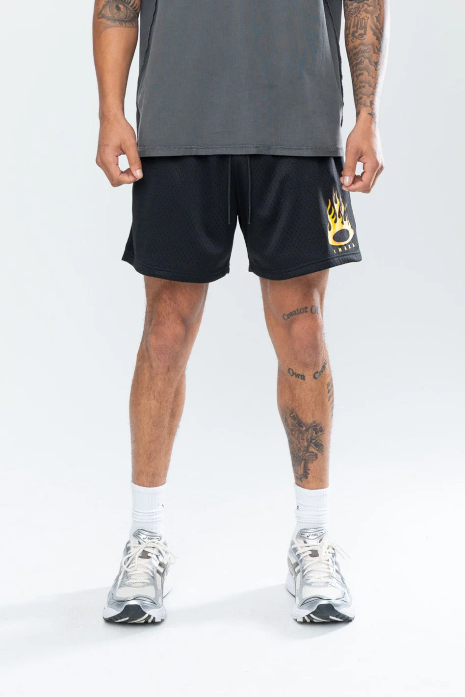 FURY MESH SHORTS - BLACK - Image 2