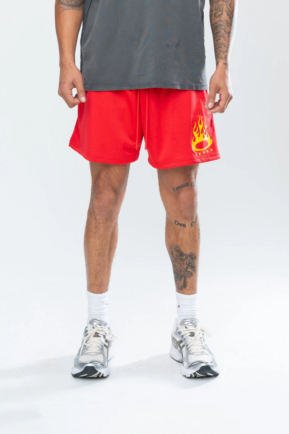 FURY MESH SHORTS - RED - Image 2