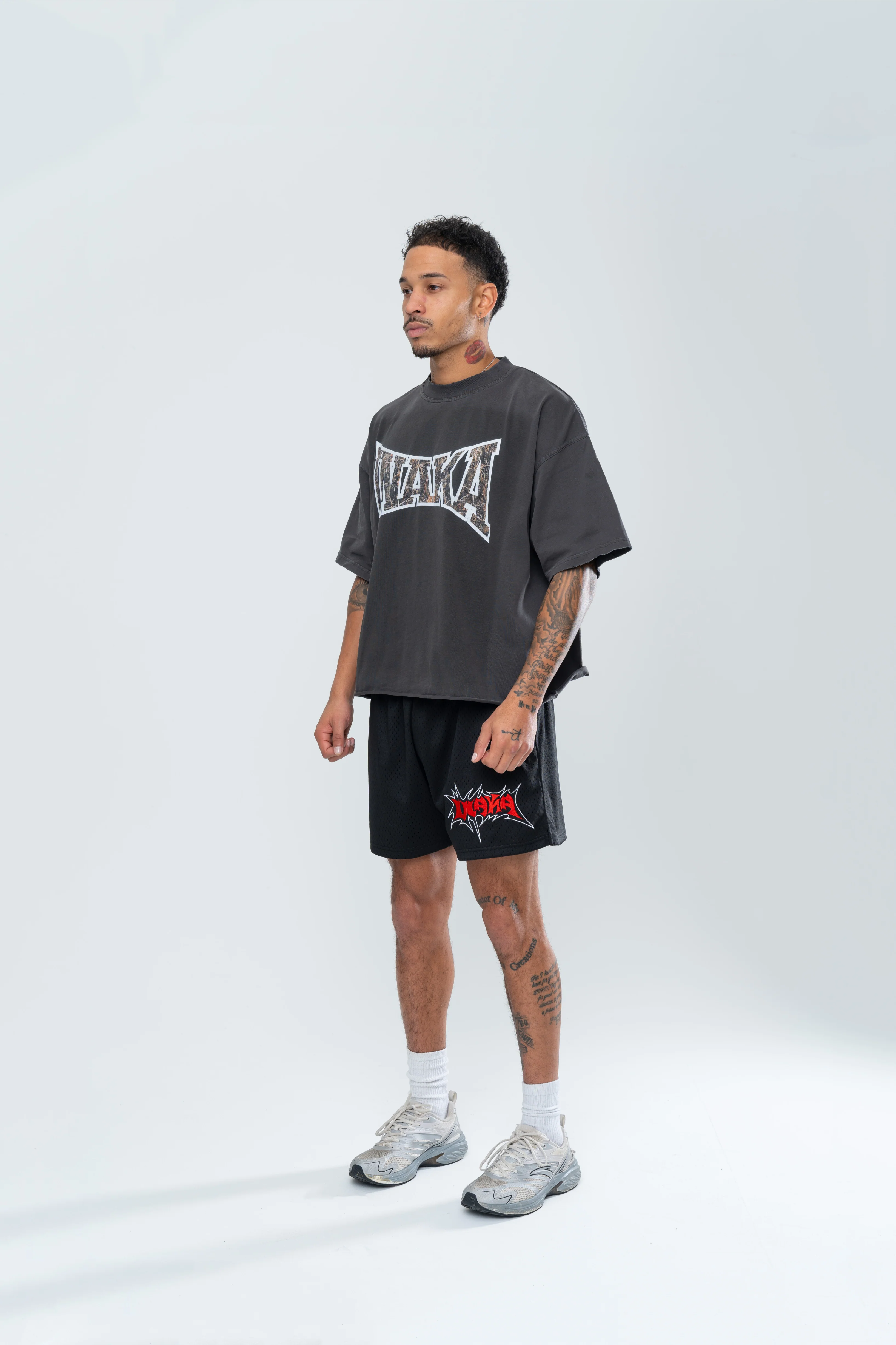 GUERRILLA MESH SHORTS - BLACK - Image 3