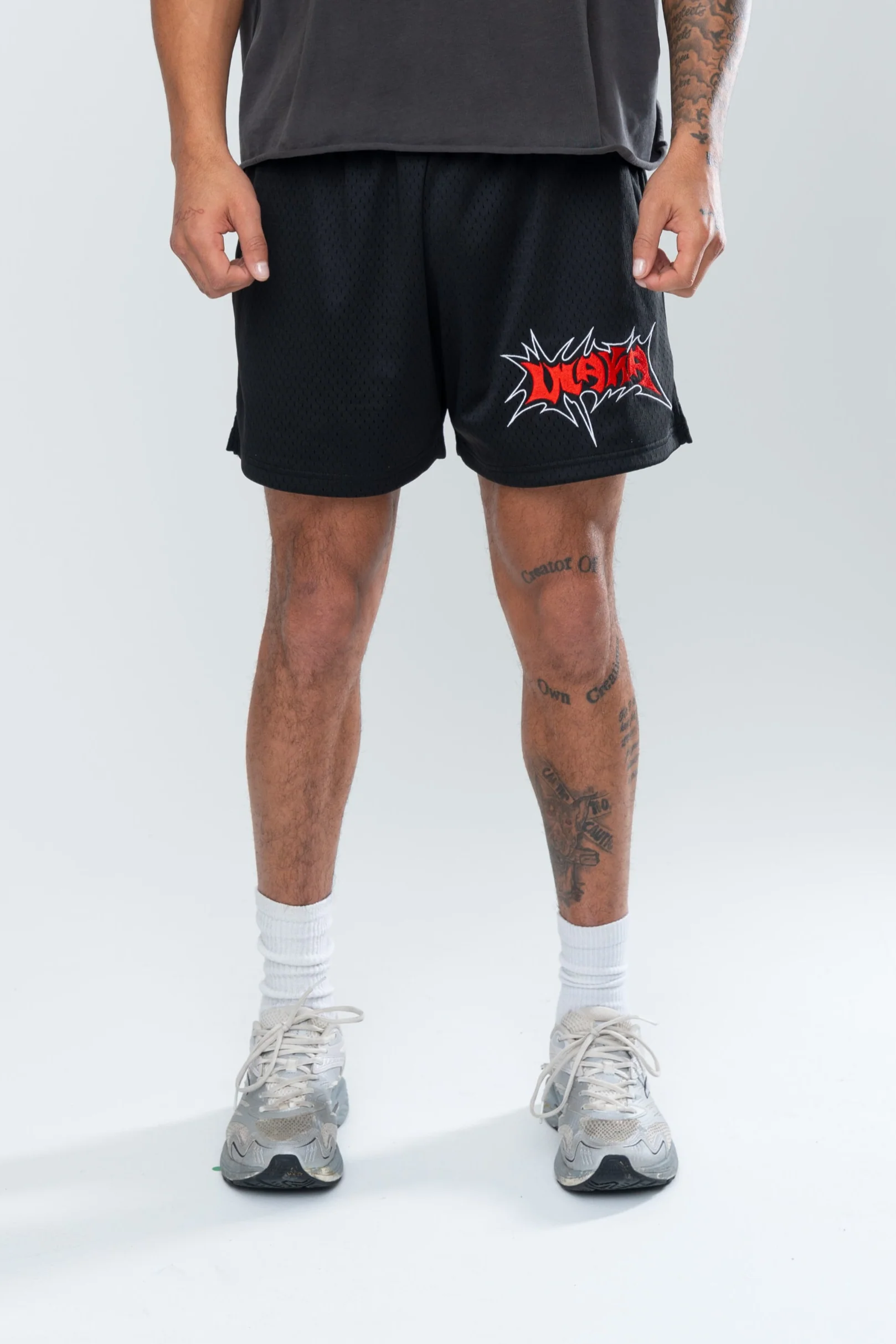 GUERRILLA MESH SHORTS - BLACK - Image 5