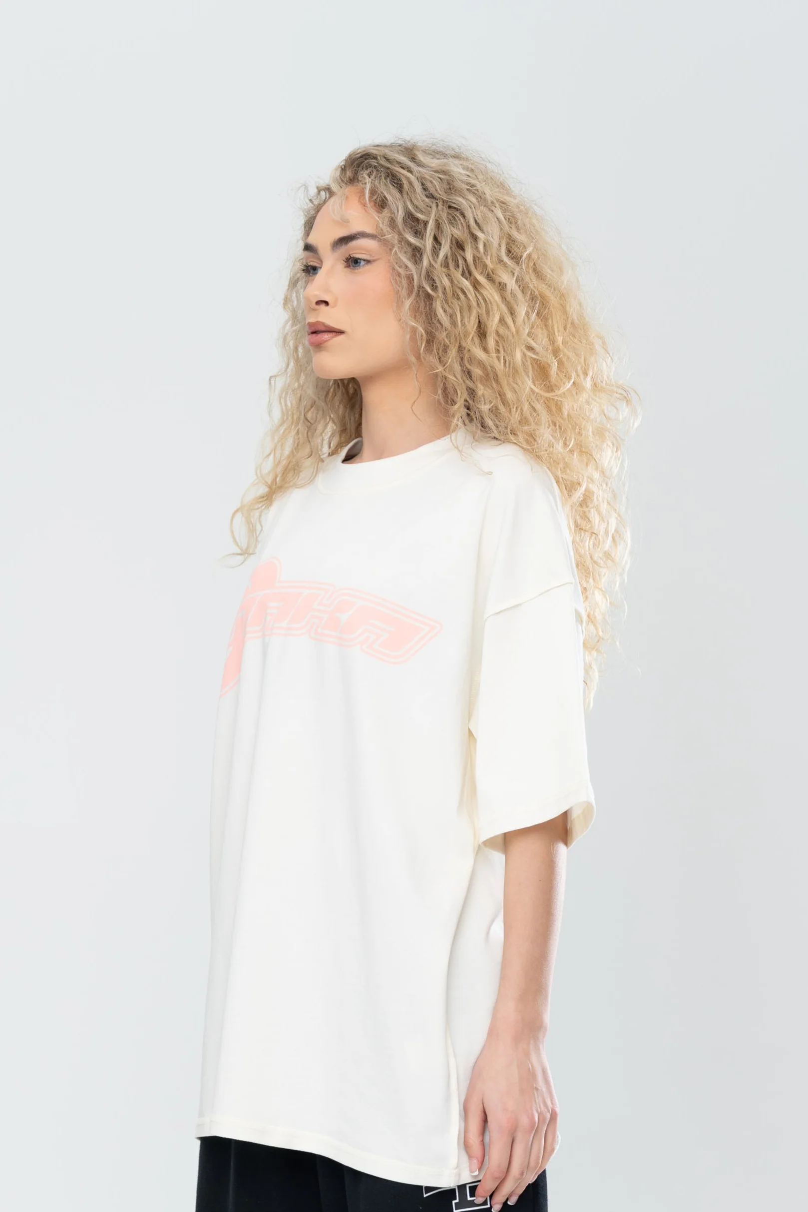 HYPERTEK REVERSE TEE - CREAM/PINK - Image 11