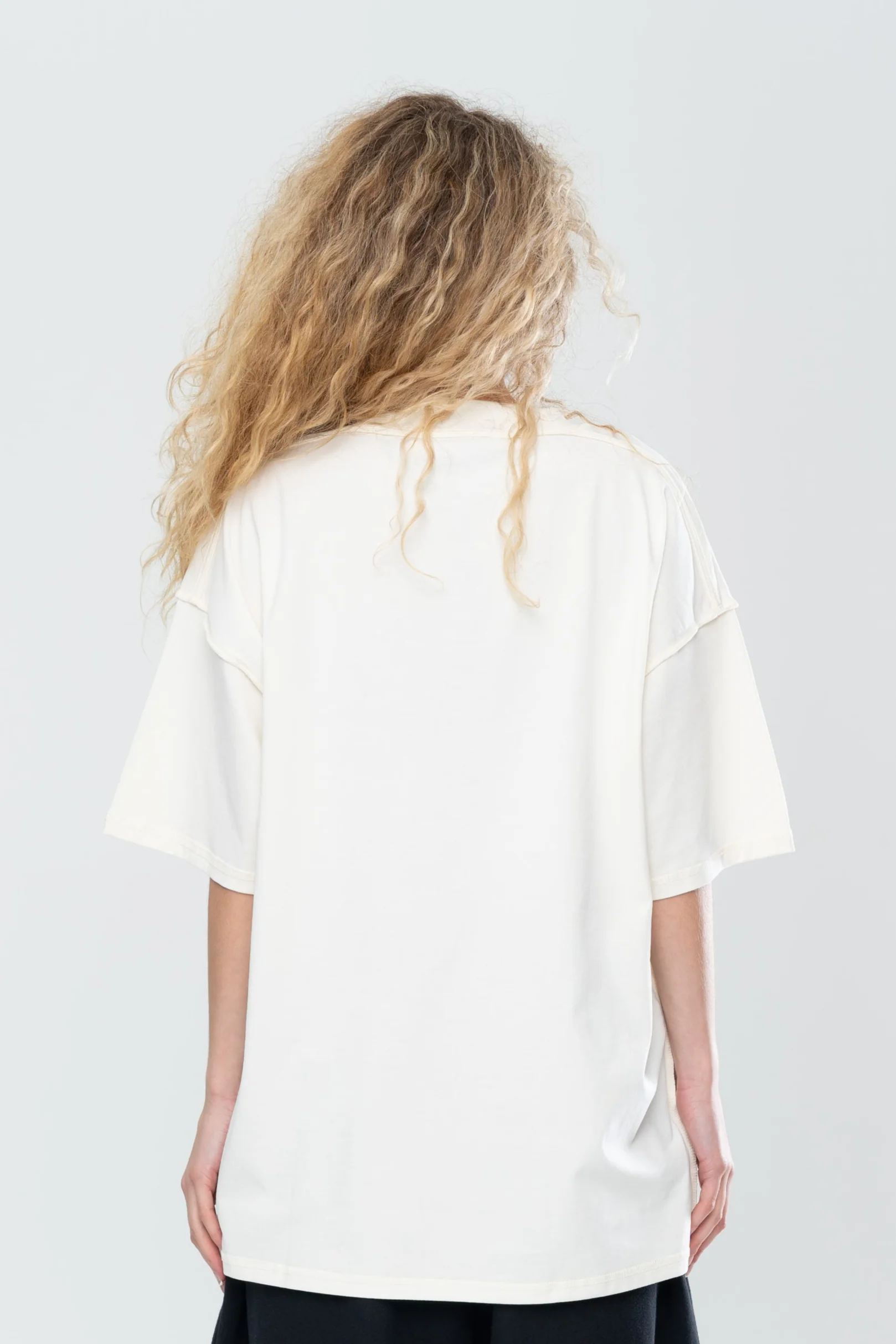 HYPERTEK REVERSE TEE - CREAM/PINK - Image 13