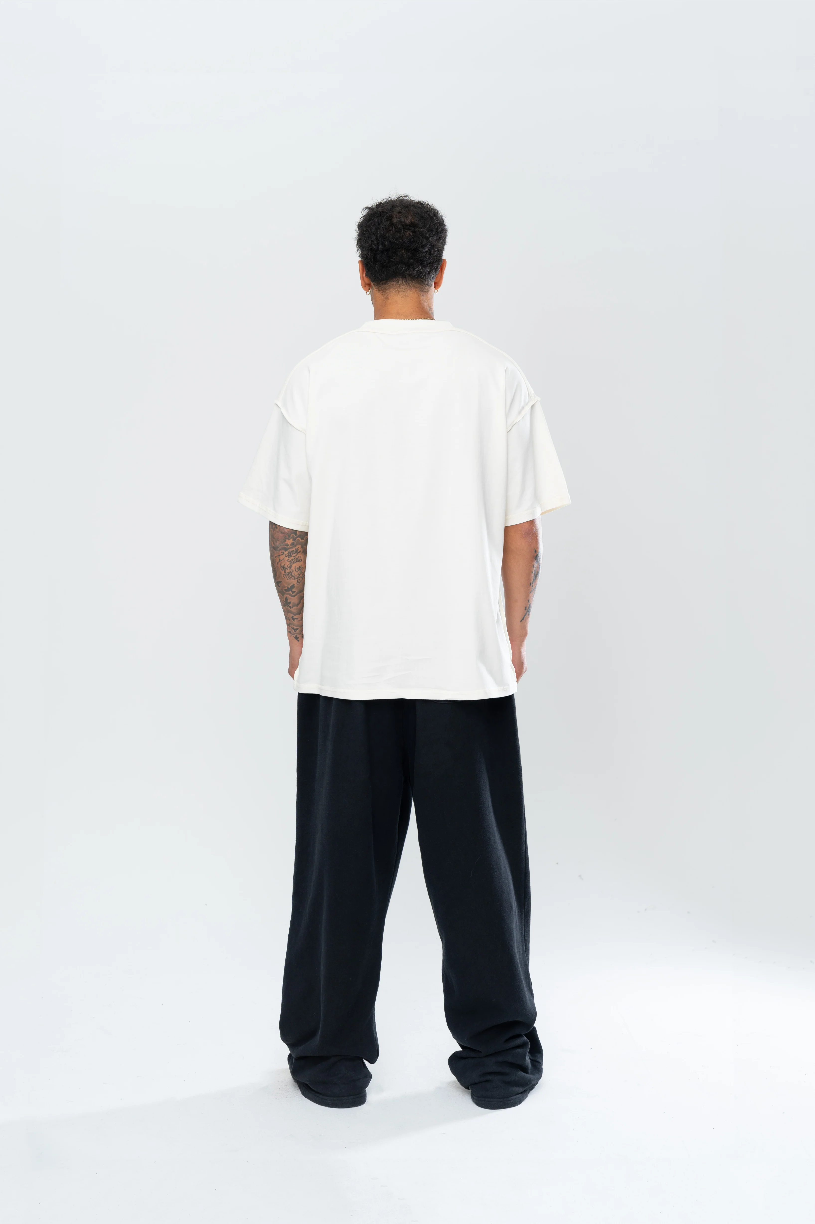 HYPERTEK REVERSE TEE - CREAM/PINK - Image 5