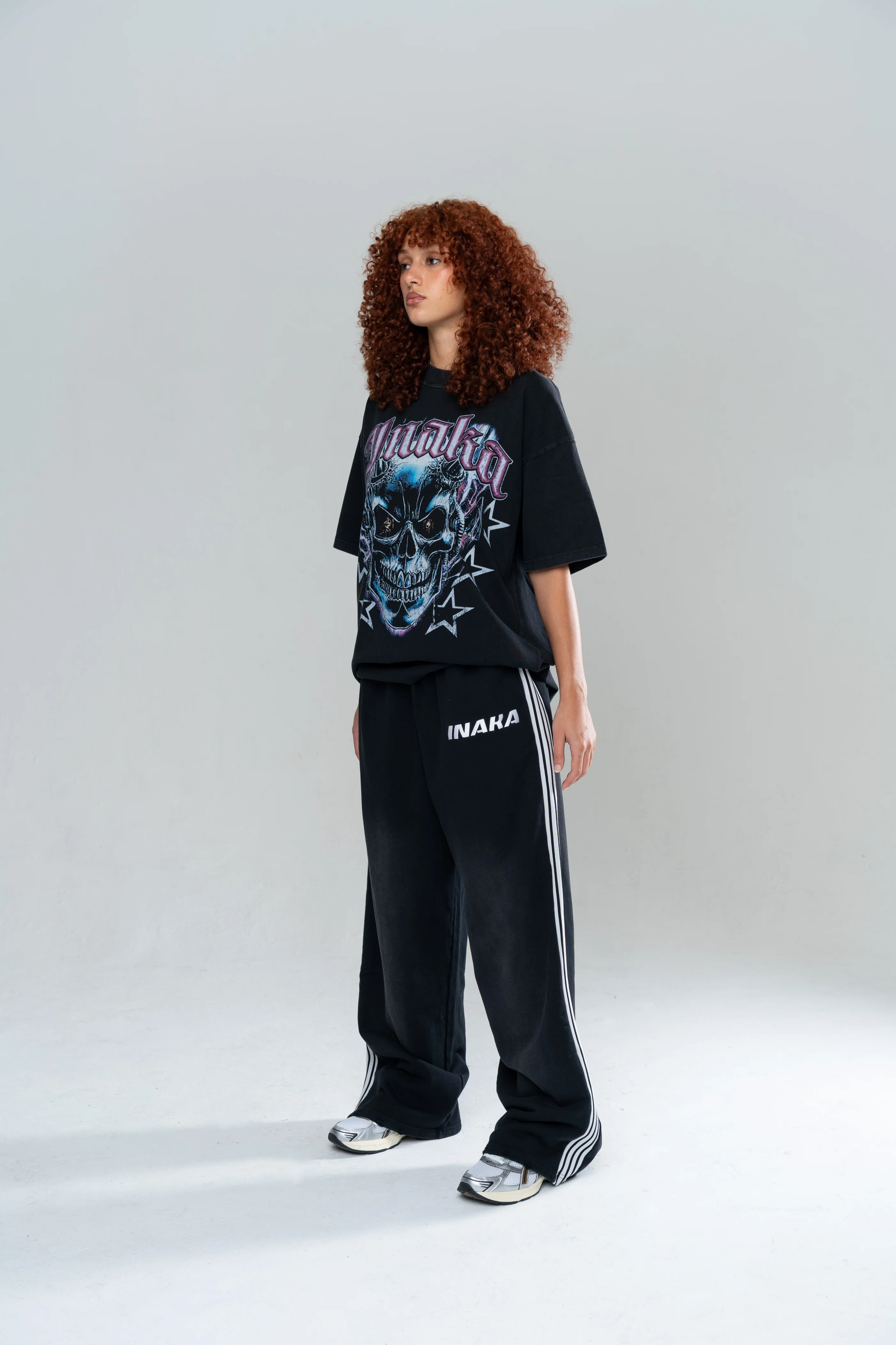 ICONIC BAGGY SWEATPANTS - BLACK - Image 6