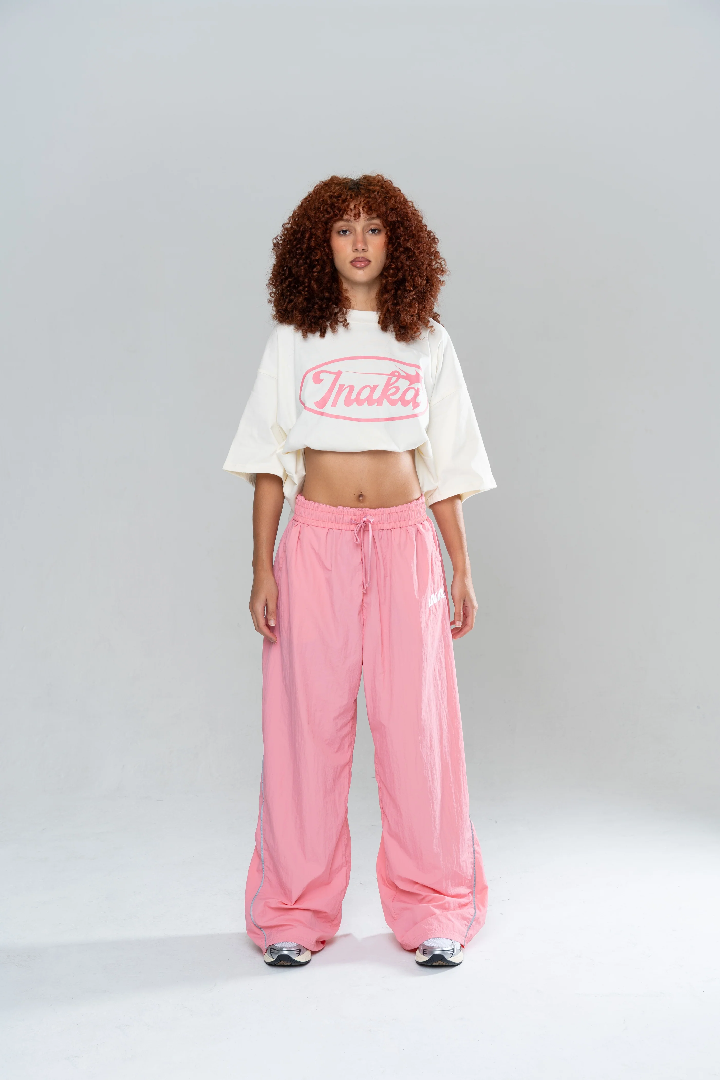 ICONIC BAGGY TRACKPANTS - PINK - Image 5