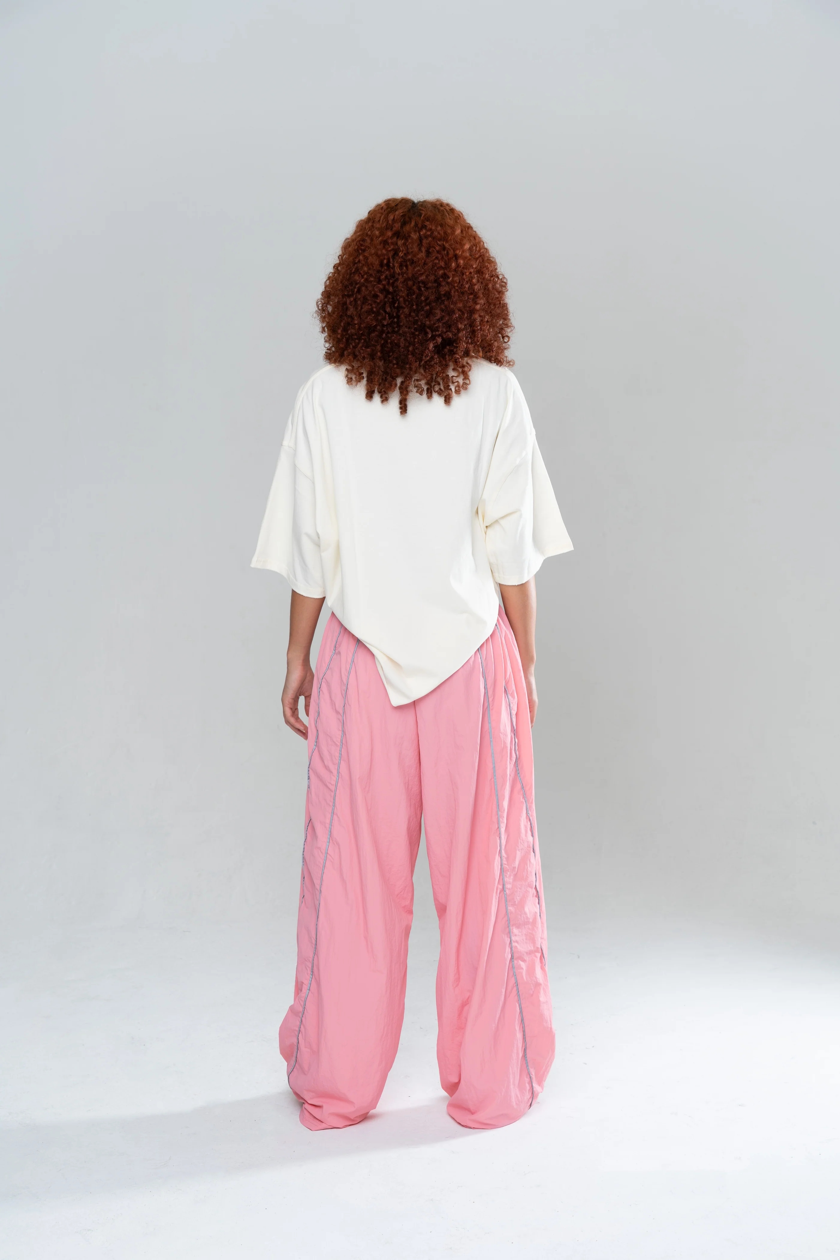 ICONIC BAGGY TRACKPANTS - PINK - Image 7