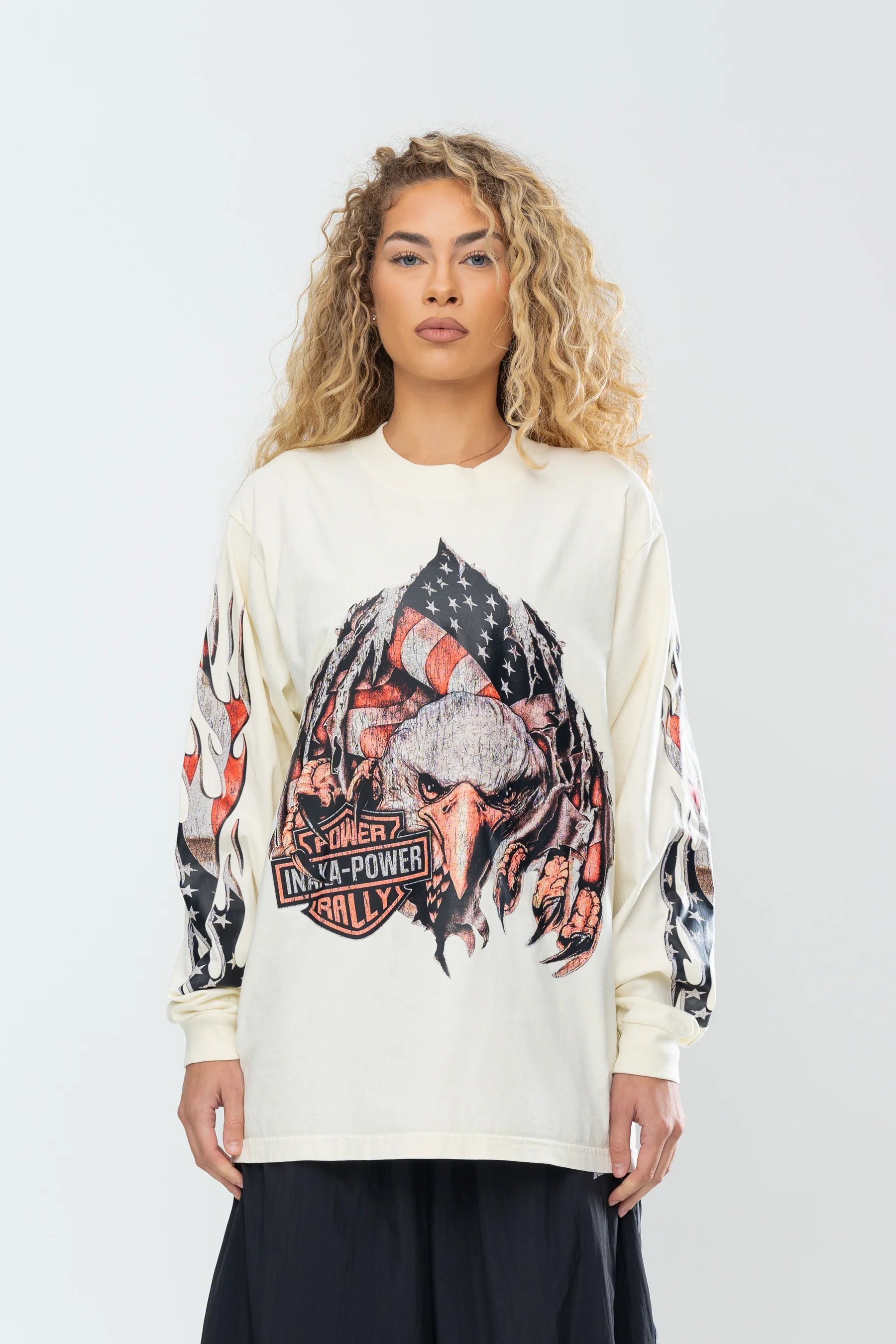 INAKA AMERICANA LONG SLEEVE - CREAM - Image 4