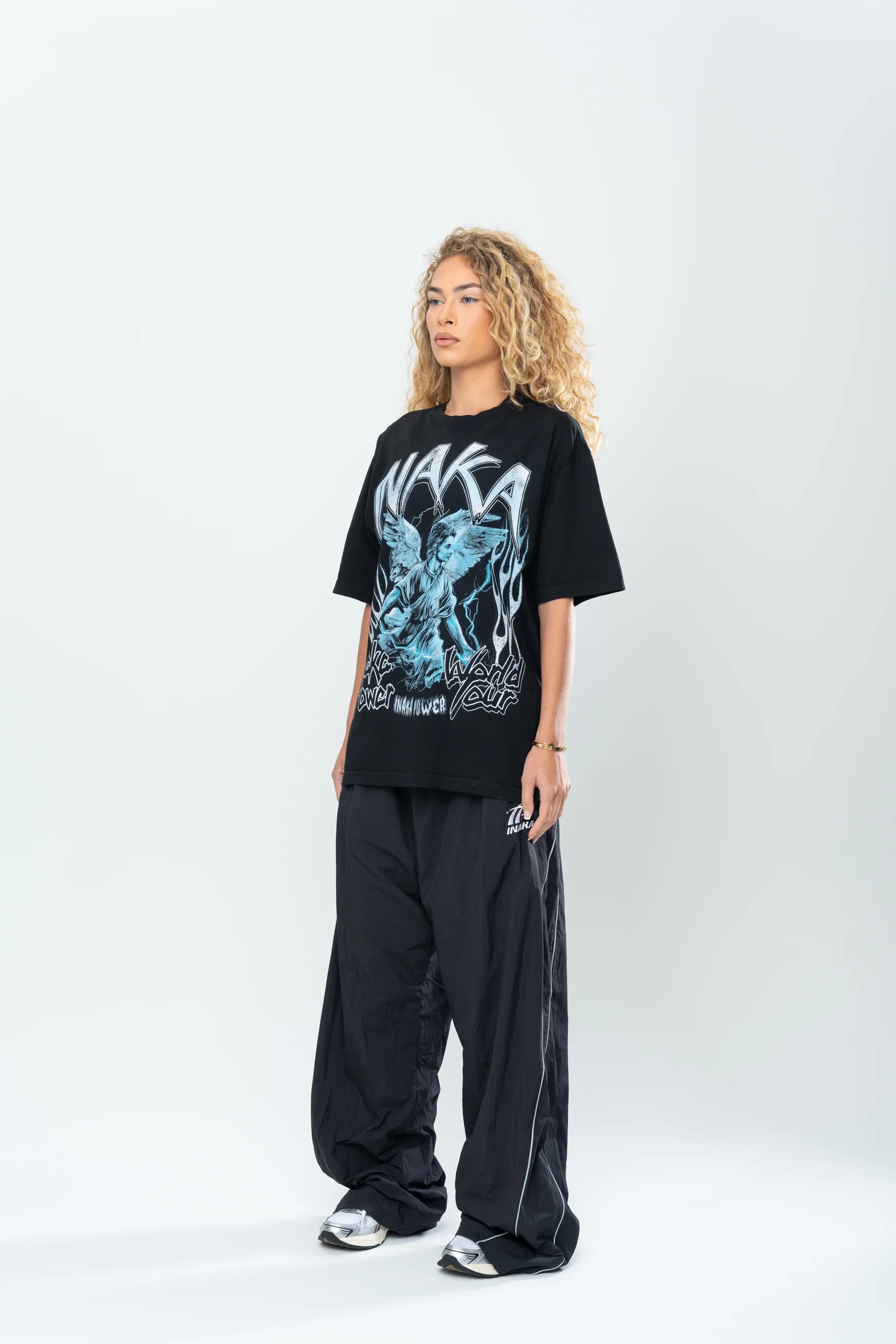 INAKA SAINT TOUR TEE - BLACK - Image 11