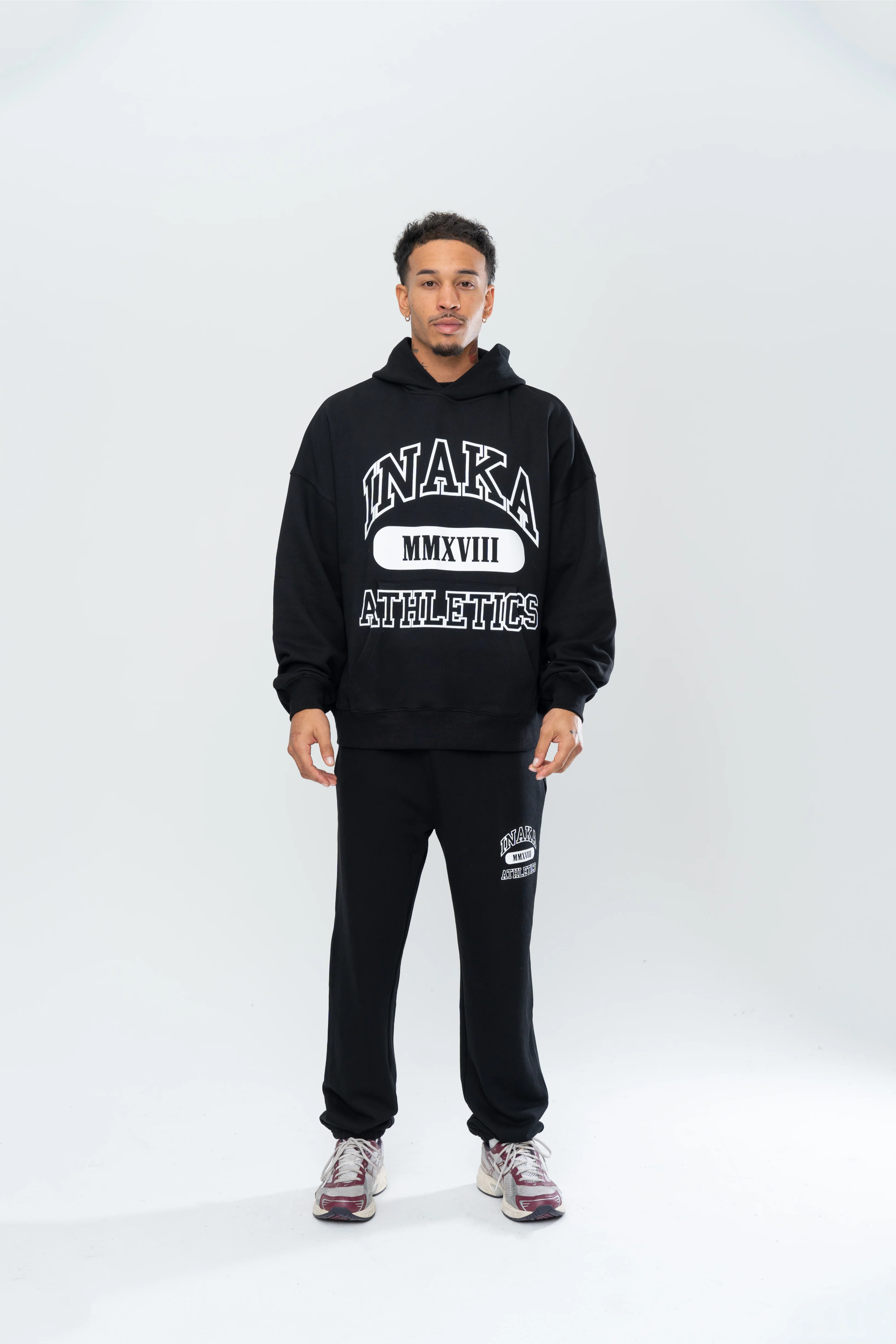 ATHLETICS HOODIE - BLACK - Image 2