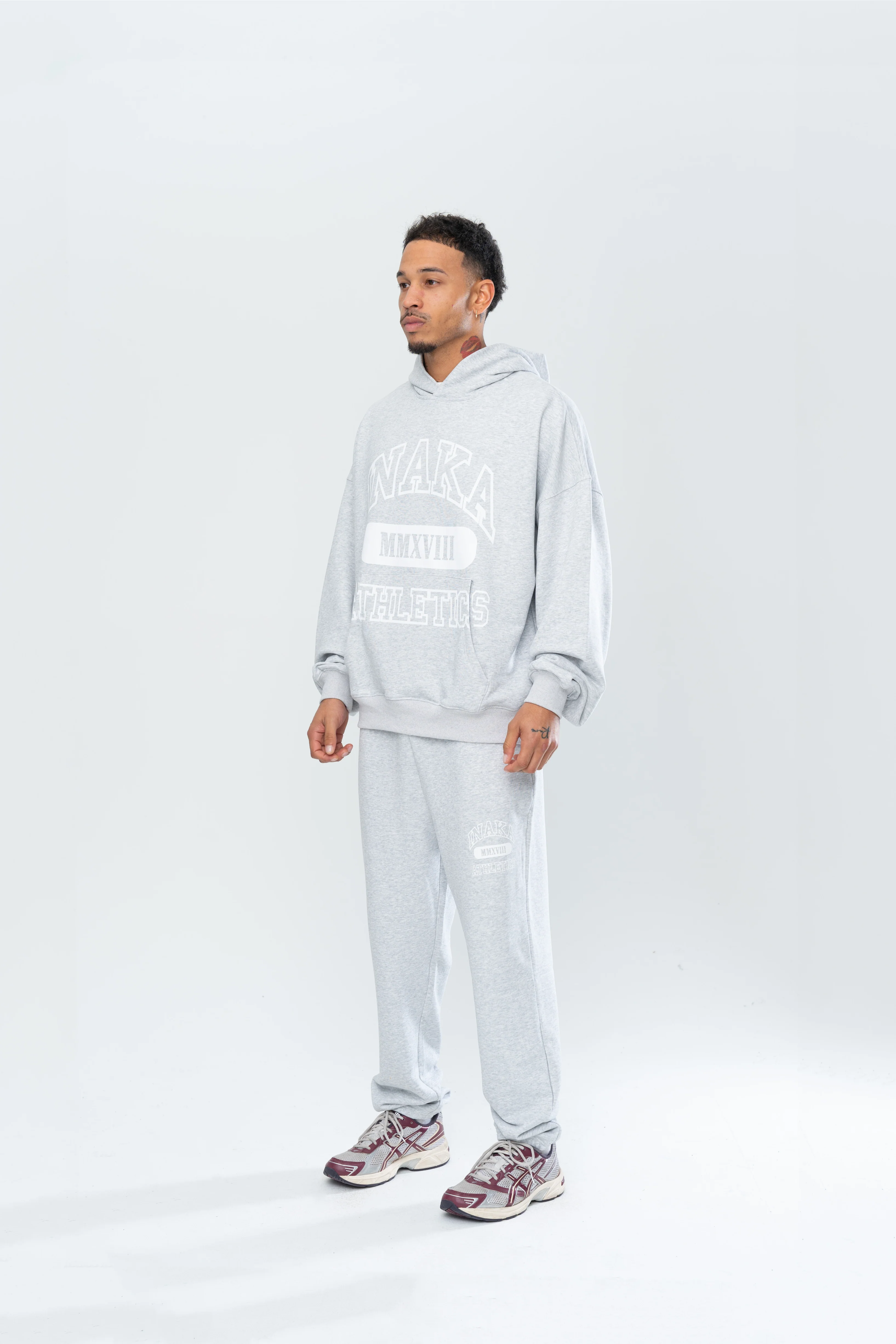 ATHLETICS HOODIE - GREY - Image 4