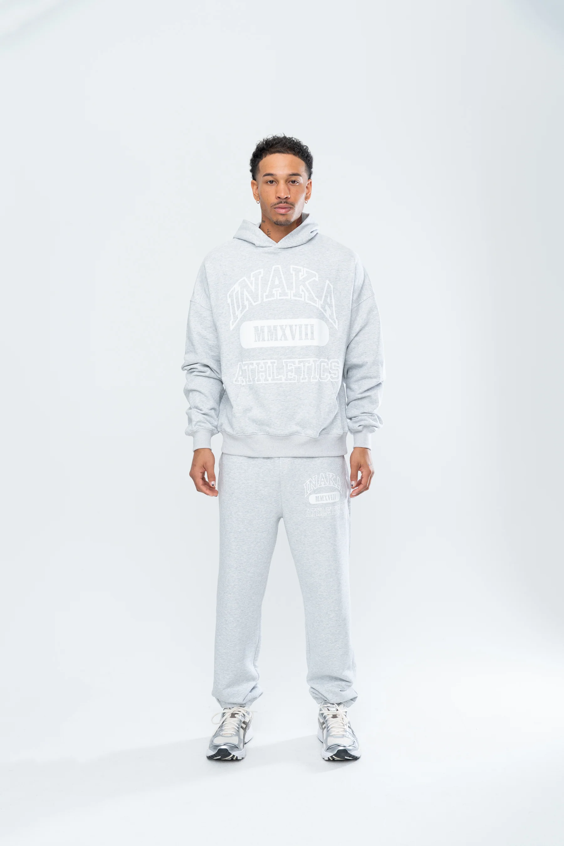 ATHLETICS CUFFED SWEATS - GREY - Image 3