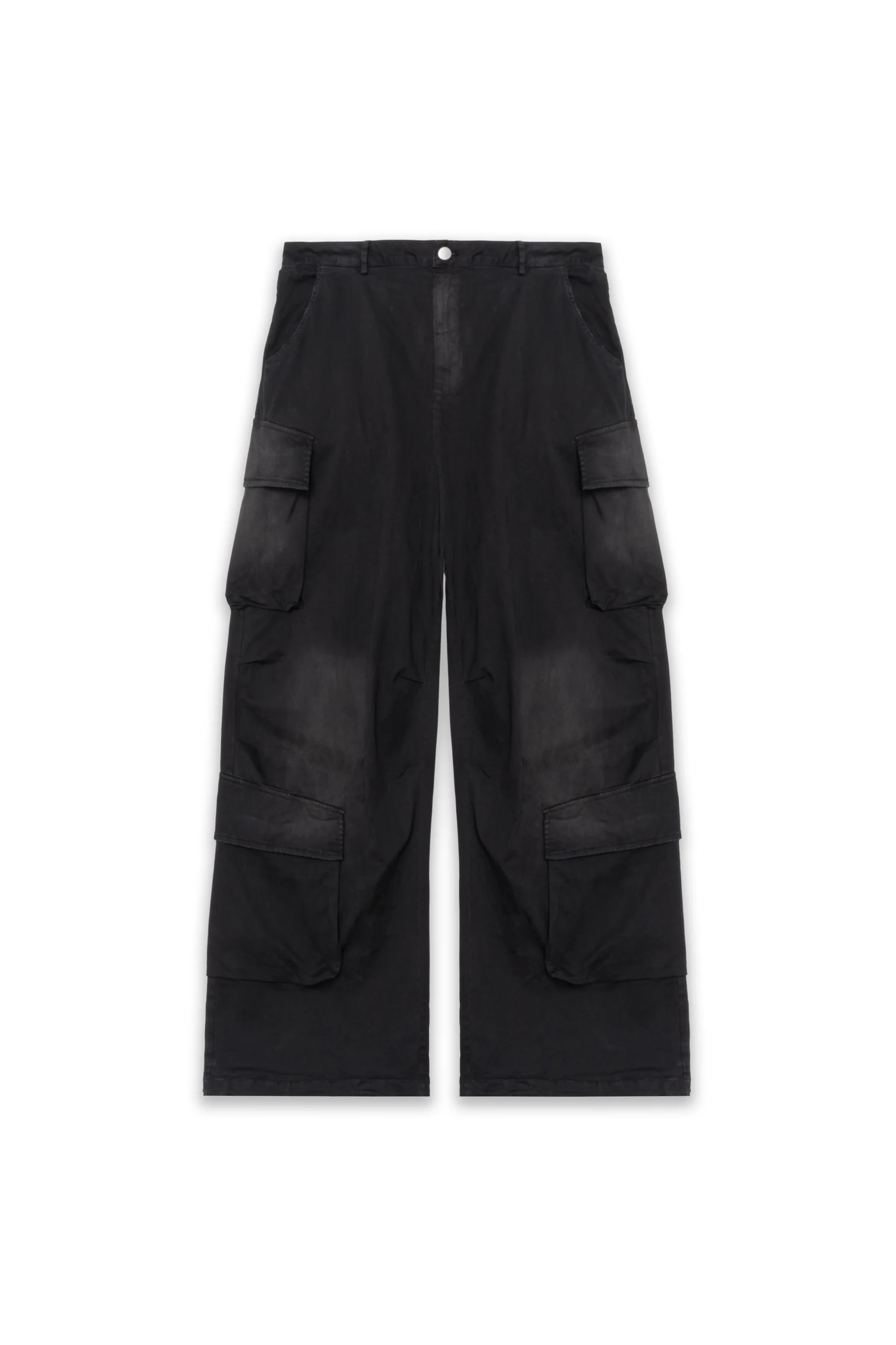 INAKA BAGGY CARGO PANTS - VINTAGE BLACK - Image 2