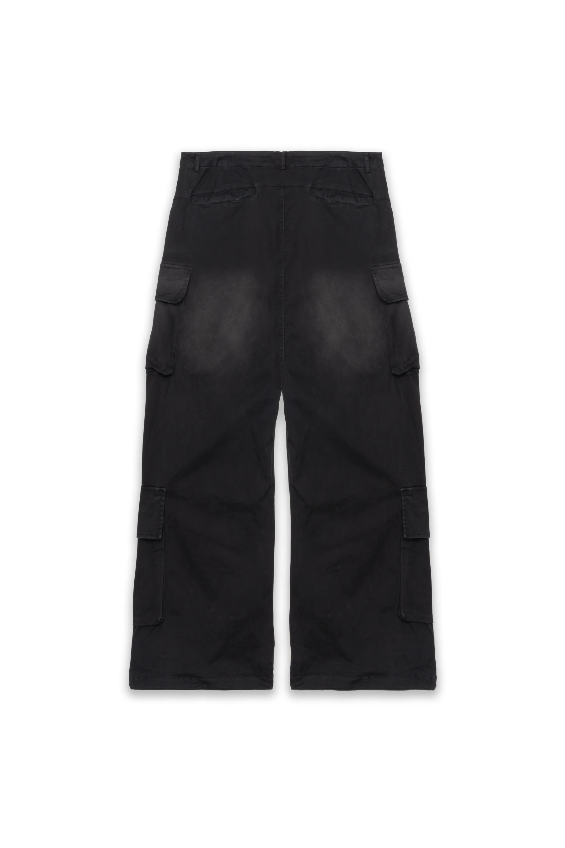 INAKA BAGGY CARGO PANTS - VINTAGE BLACK - Image 3
