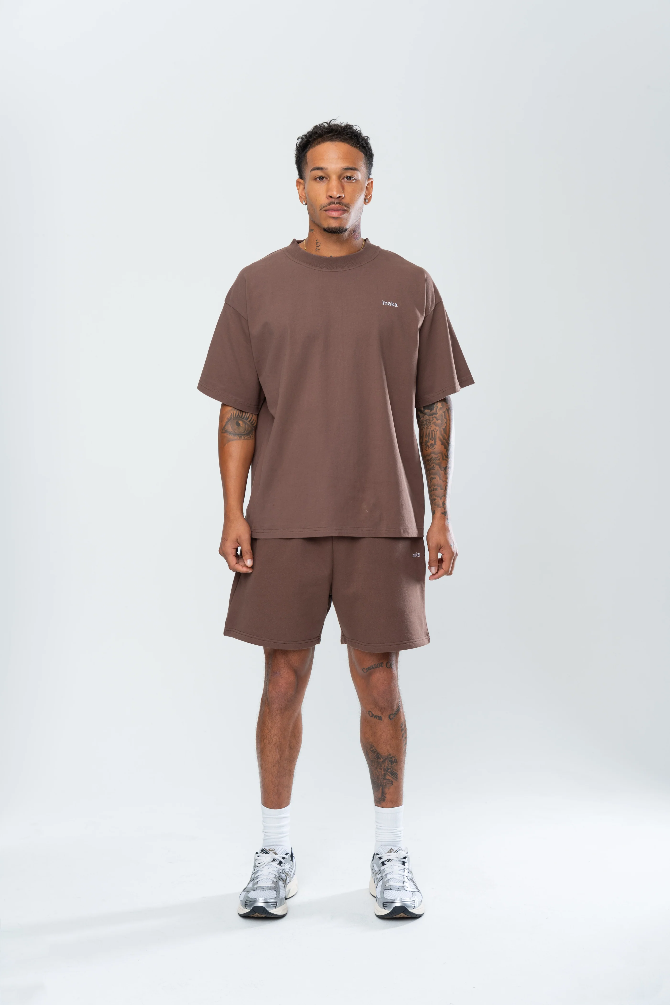 BASICS DISTRESSED TEE - ESPRESSO - Image 2