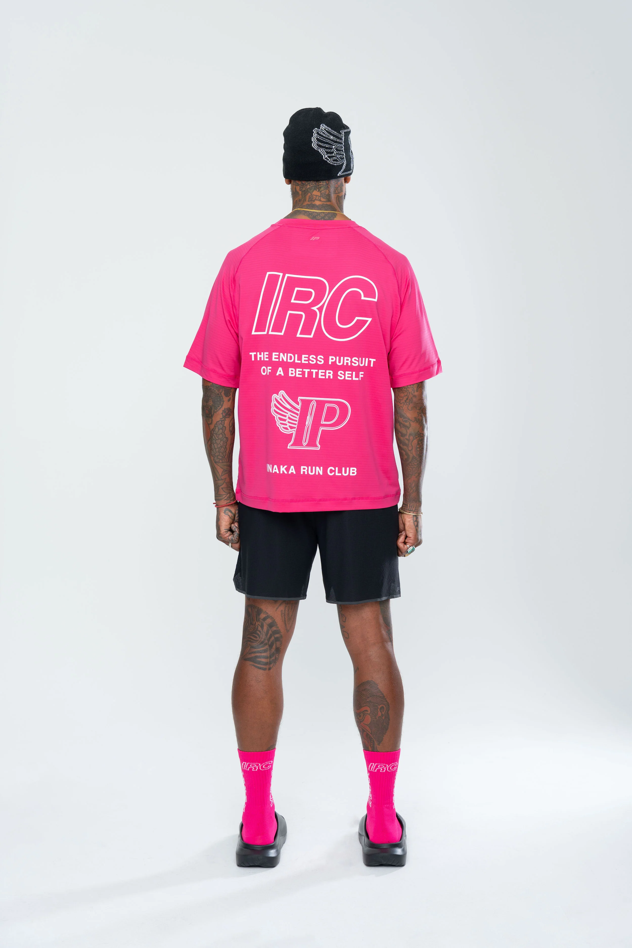 IRC TEAM TEE - ELECTRIC PINK - Image 6