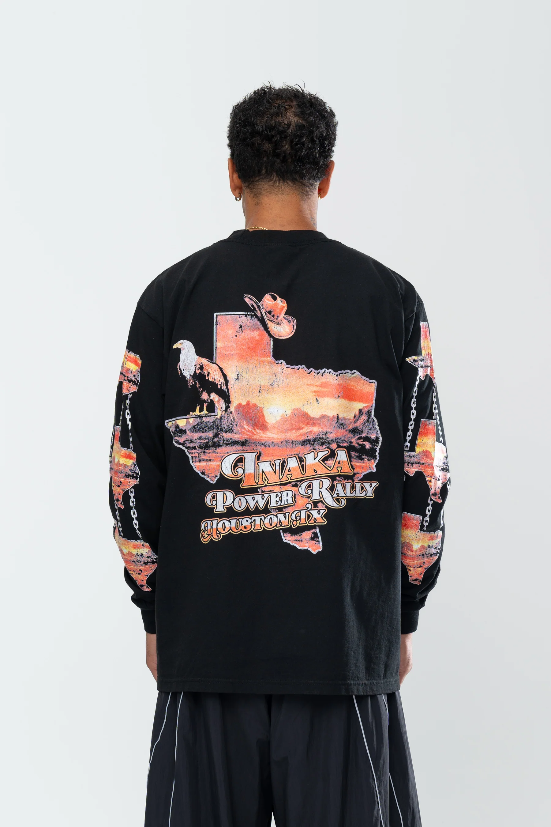 INAKA OUTLAWS LONG SLEEVE - BLACK - Image 14