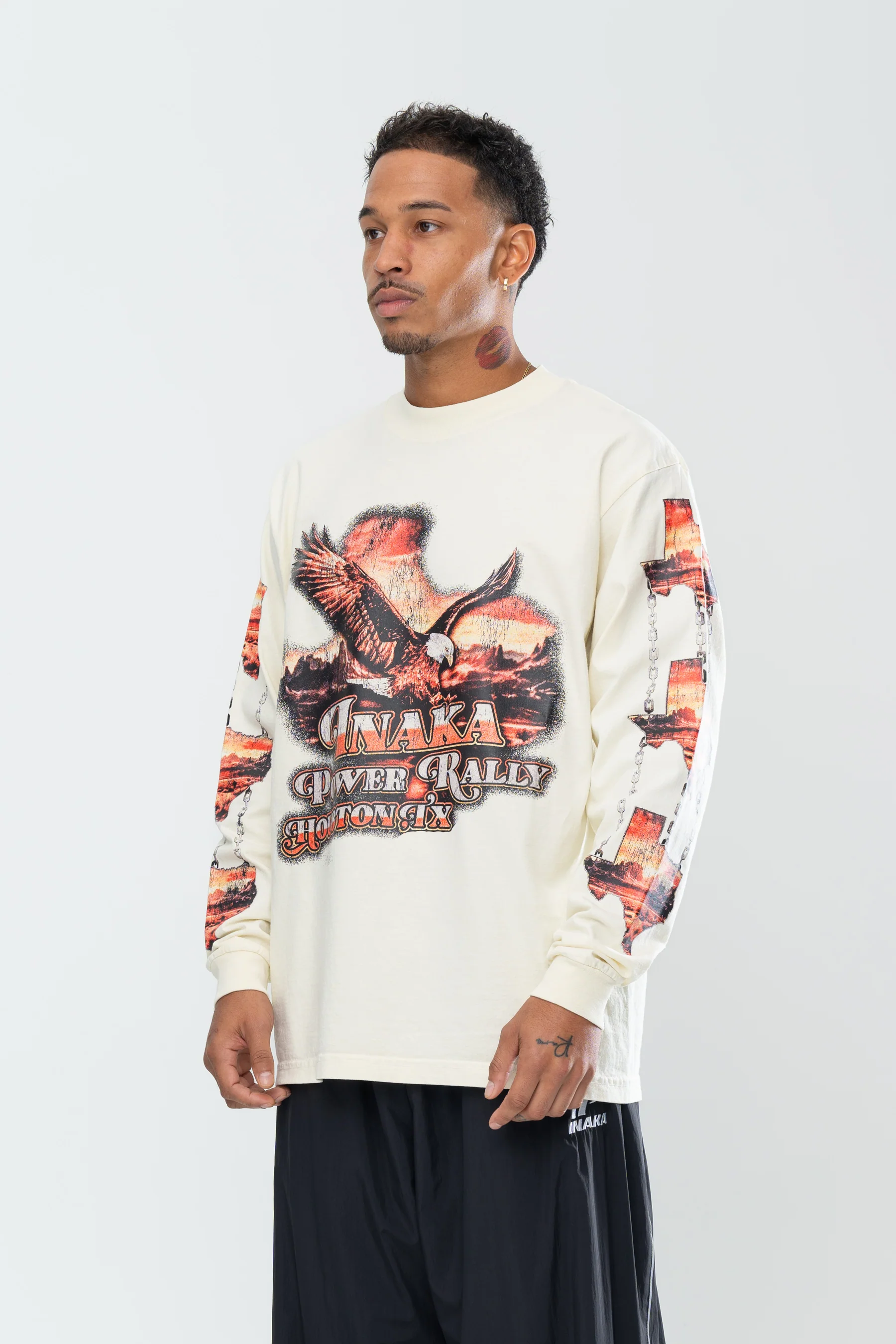 INAKA OUTLAWS LONG SLEEVE - CREAM - Image 12