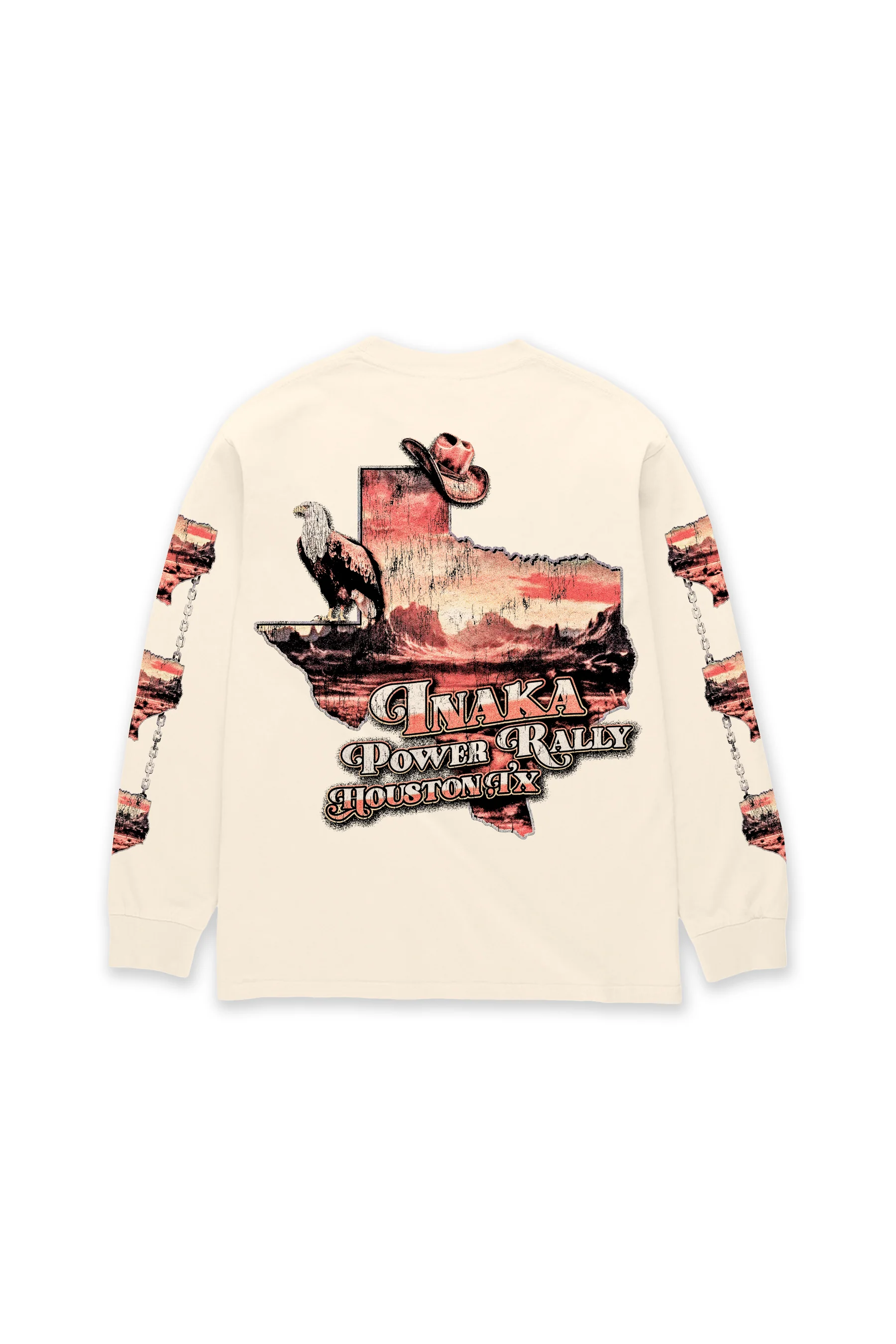 INAKA OUTLAWS LONG SLEEVE - CREAM - Image 2