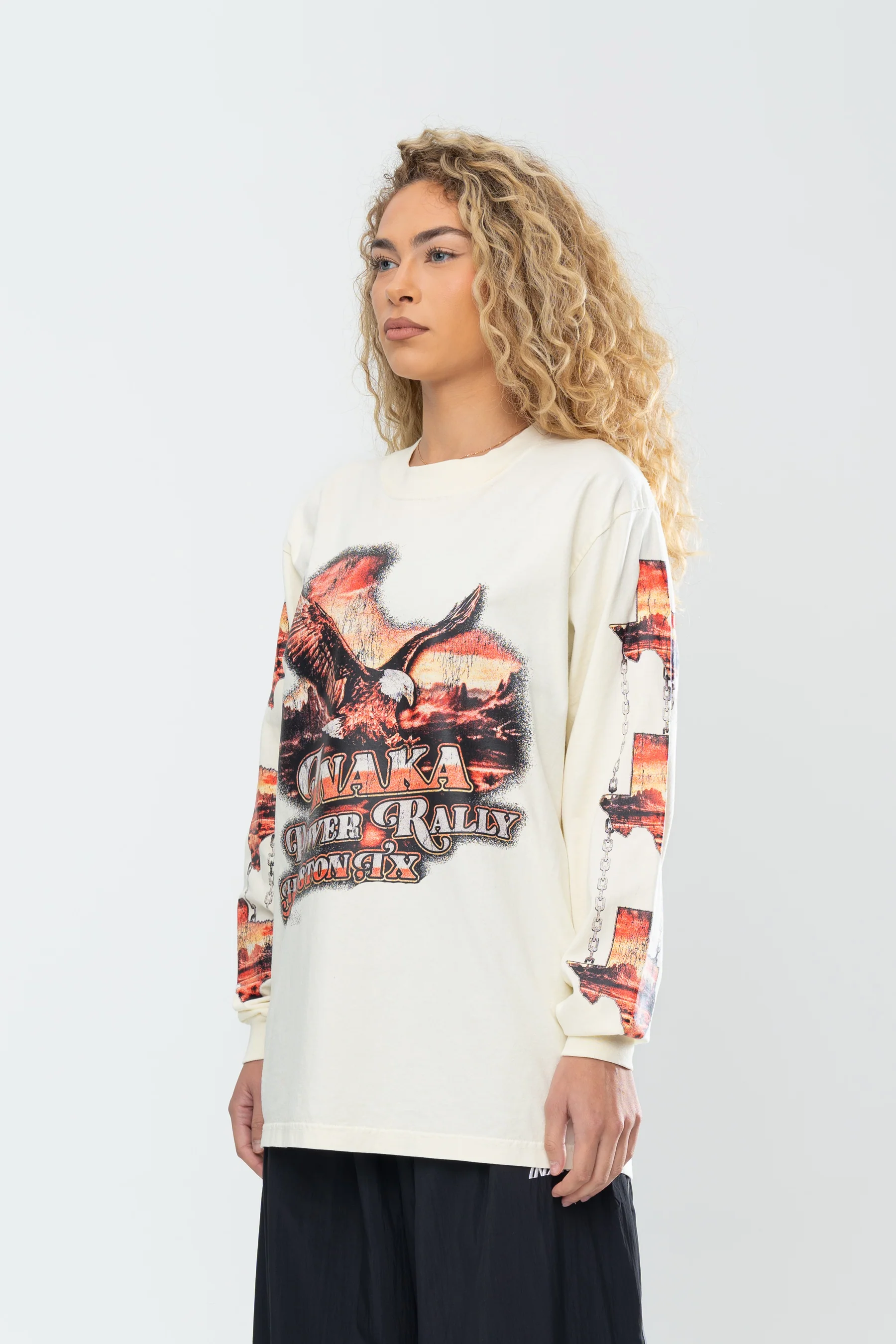 INAKA OUTLAWS LONG SLEEVE - CREAM - Image 6