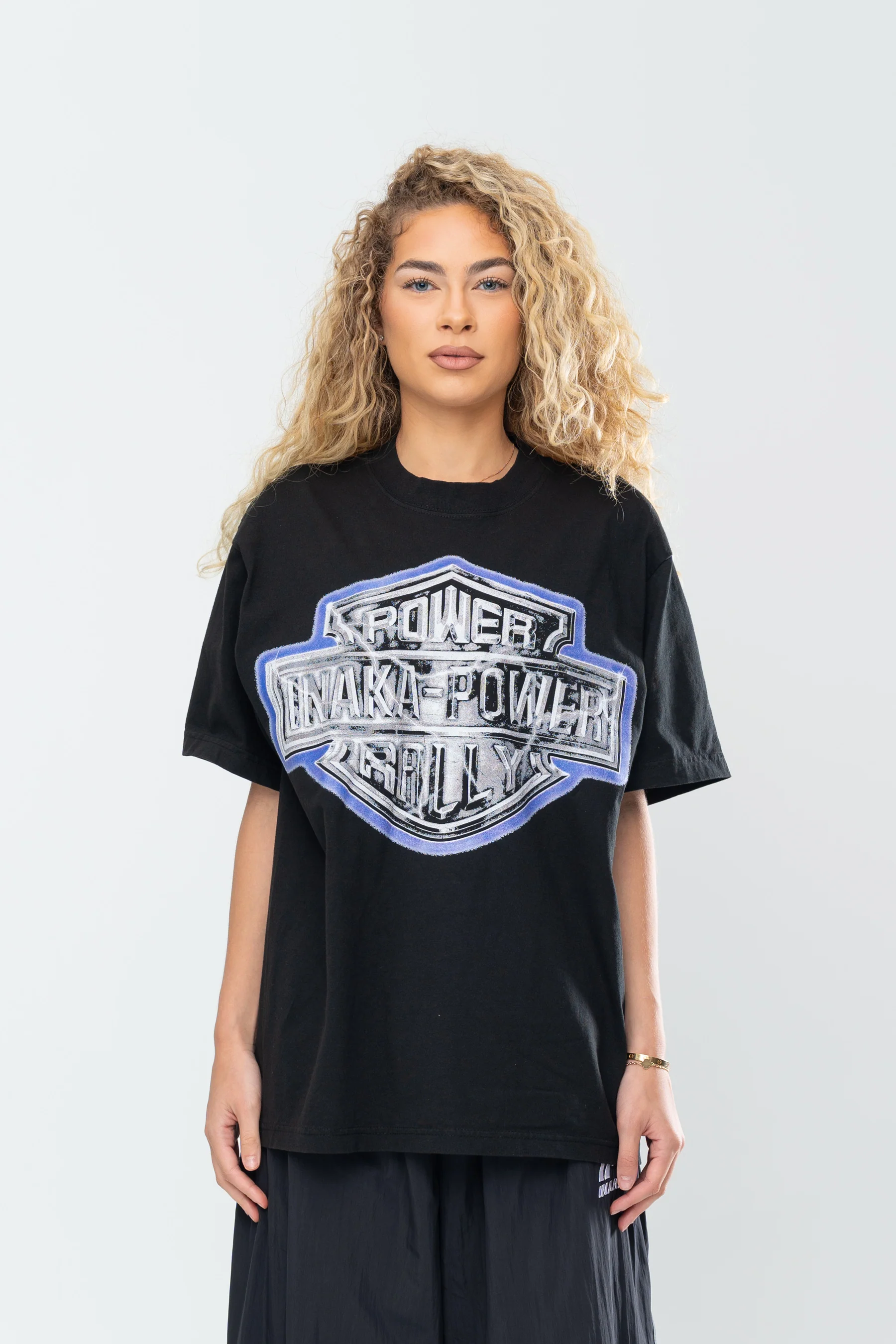 INAKA POWER RALLY TEE - BLACK - Image 3