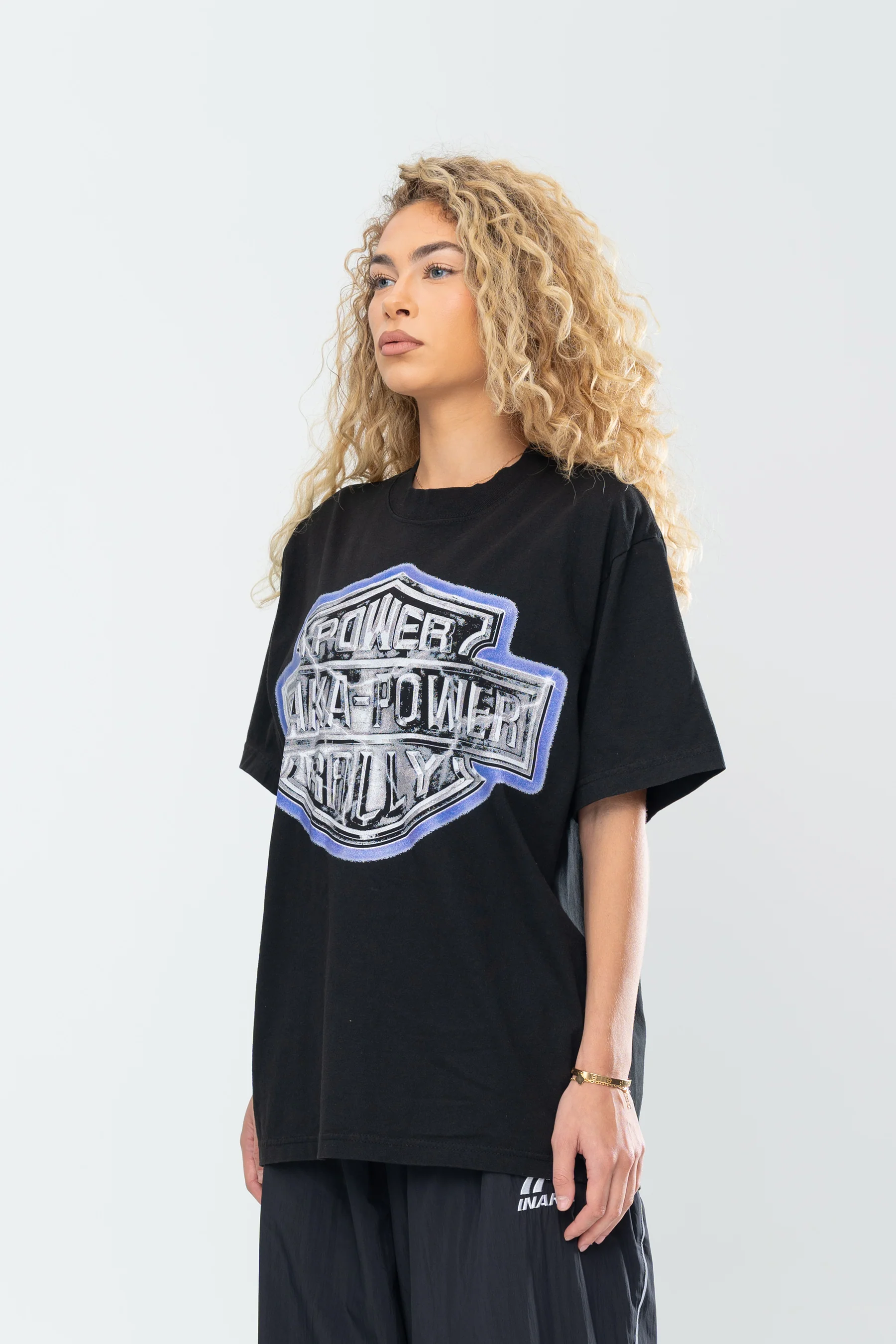 INAKA POWER RALLY TEE - BLACK - Image 5
