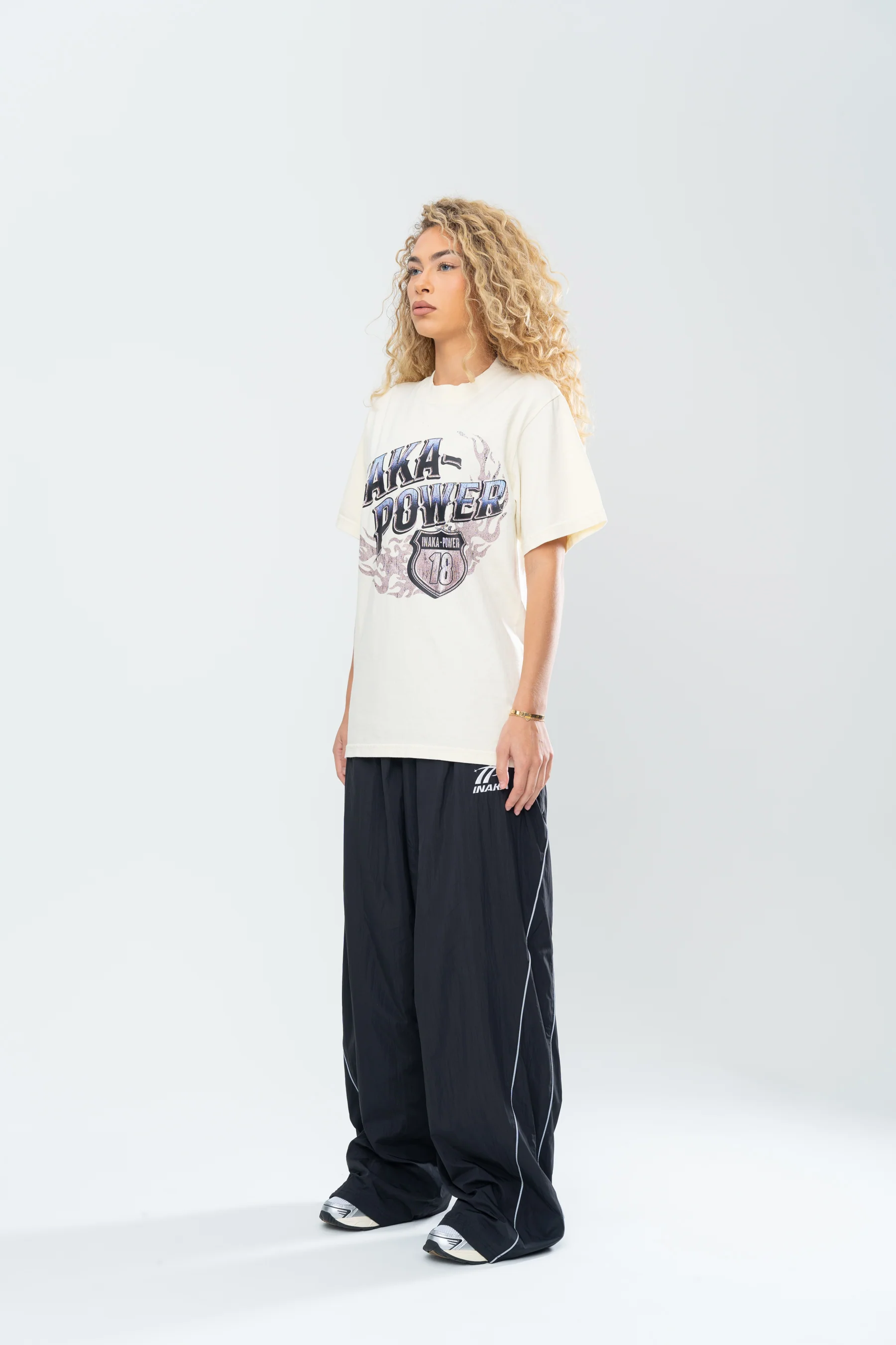 INAKA RADIANT FLAME TEE - CREAM - Image 2
