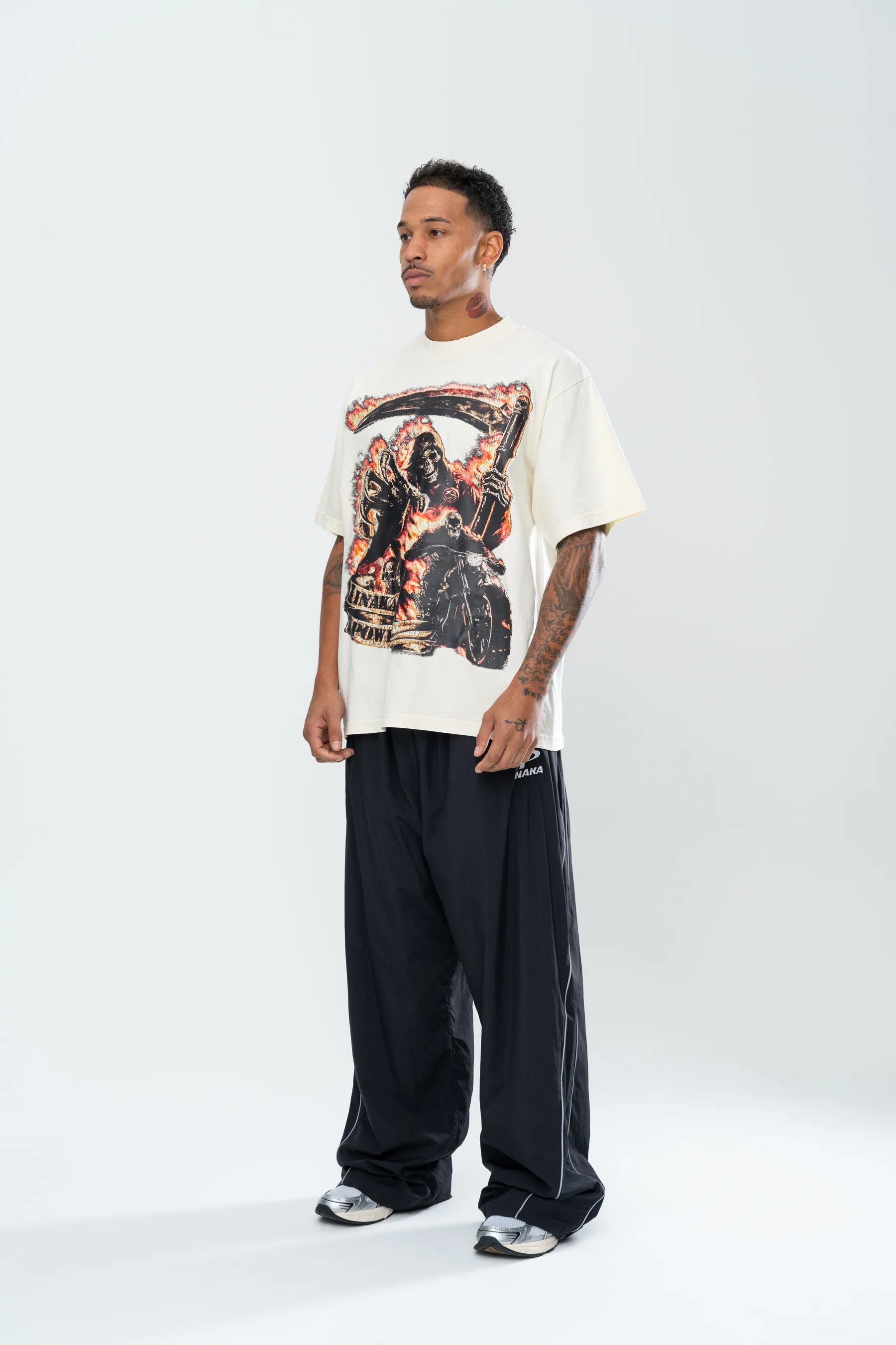 INAKA ROAD REAPER TEE - CREAM - Image 8