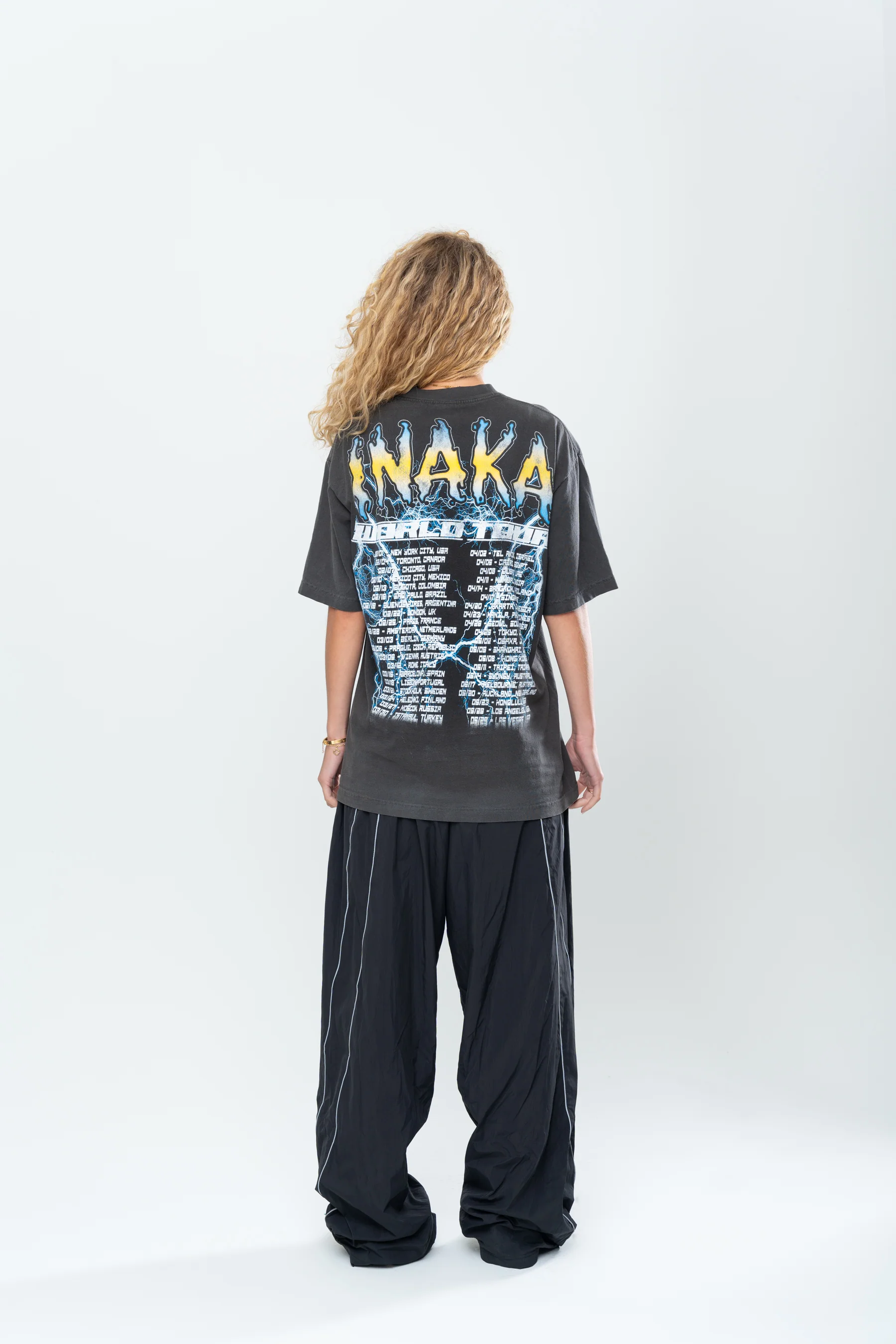 INAKA SKULL CRUSHER TEE - VINTAGE BLACK - Image 11
