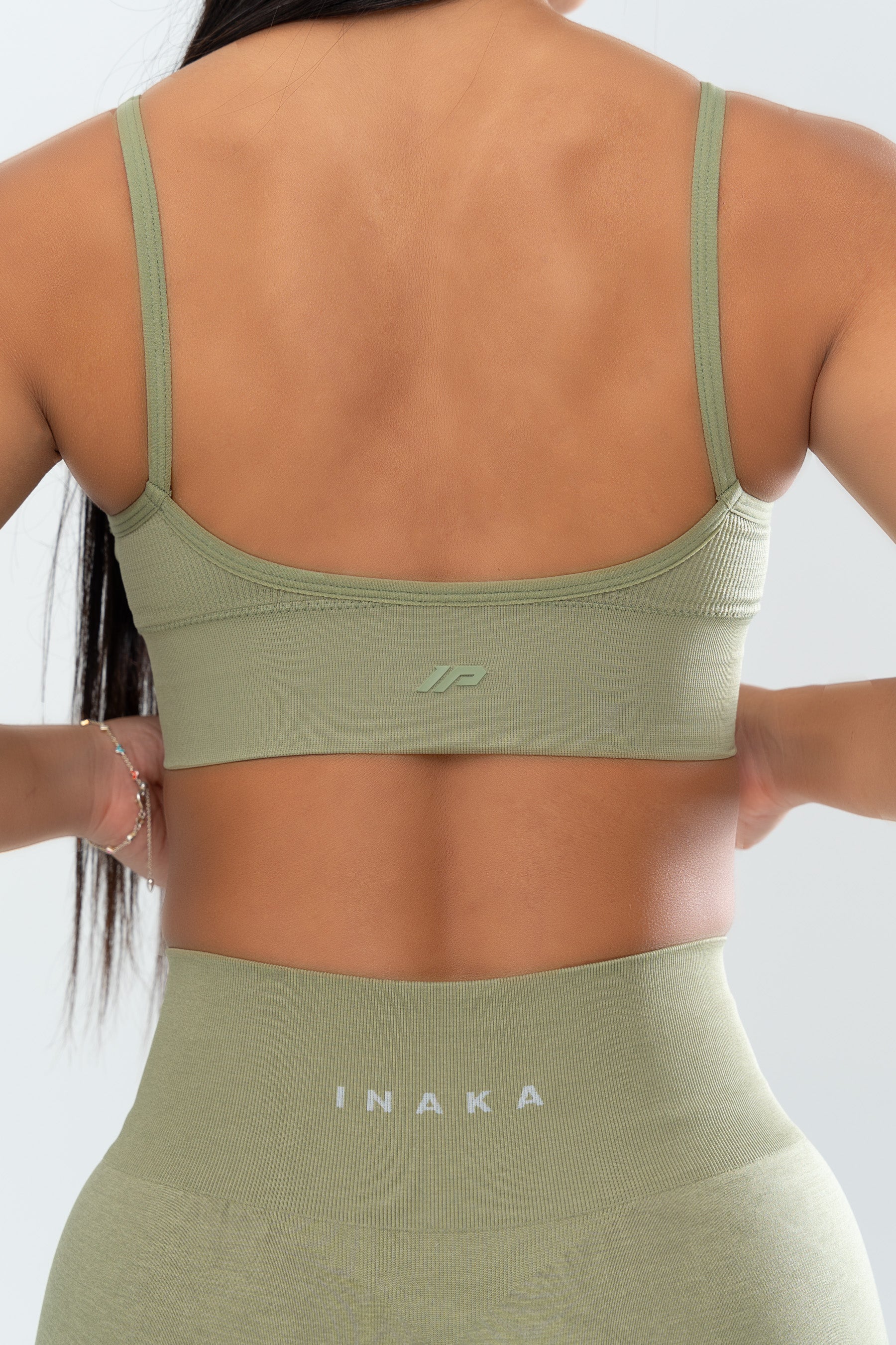 STELLA SEAMLESS BRA - OLIVE - Image 7